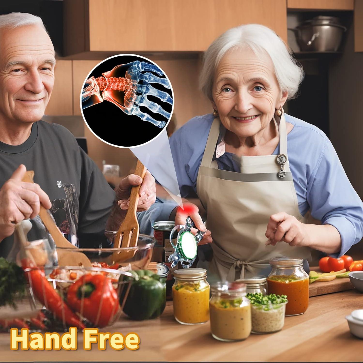 Abrebotellas Zoiwdur de Acero Inoxidable para Manos Débiles