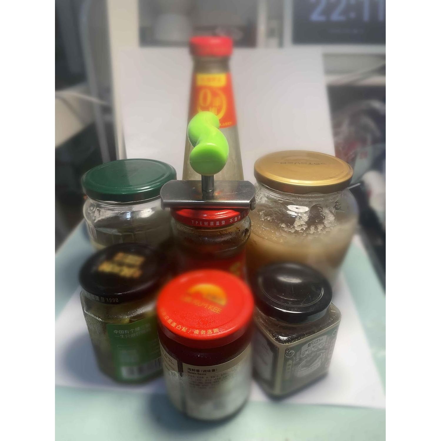 Abridor de frascos ajustable Sinmajor para manos débiles