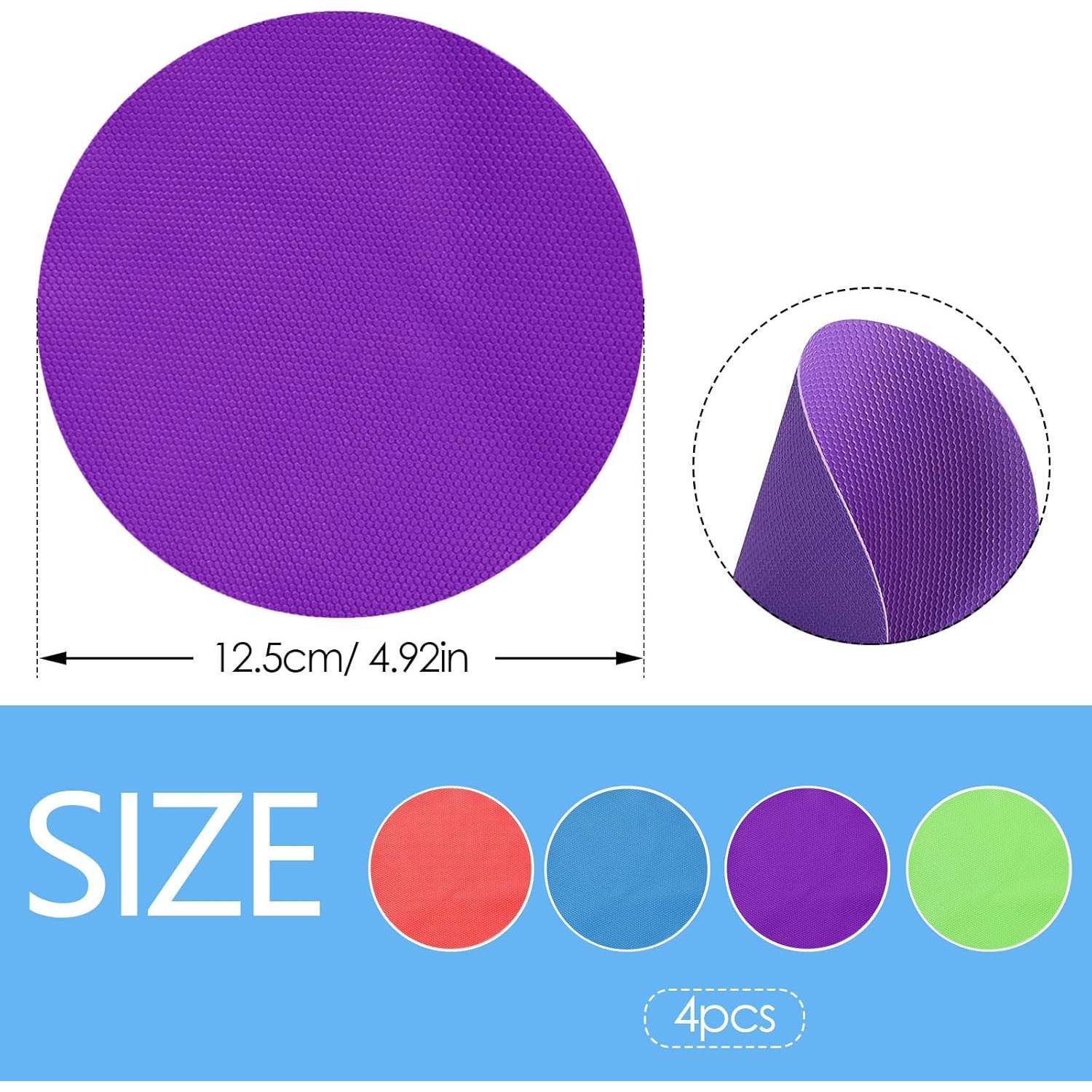 Abridores de Tarros de Goma Tuojecuk 4 Piezas Antideslizantes