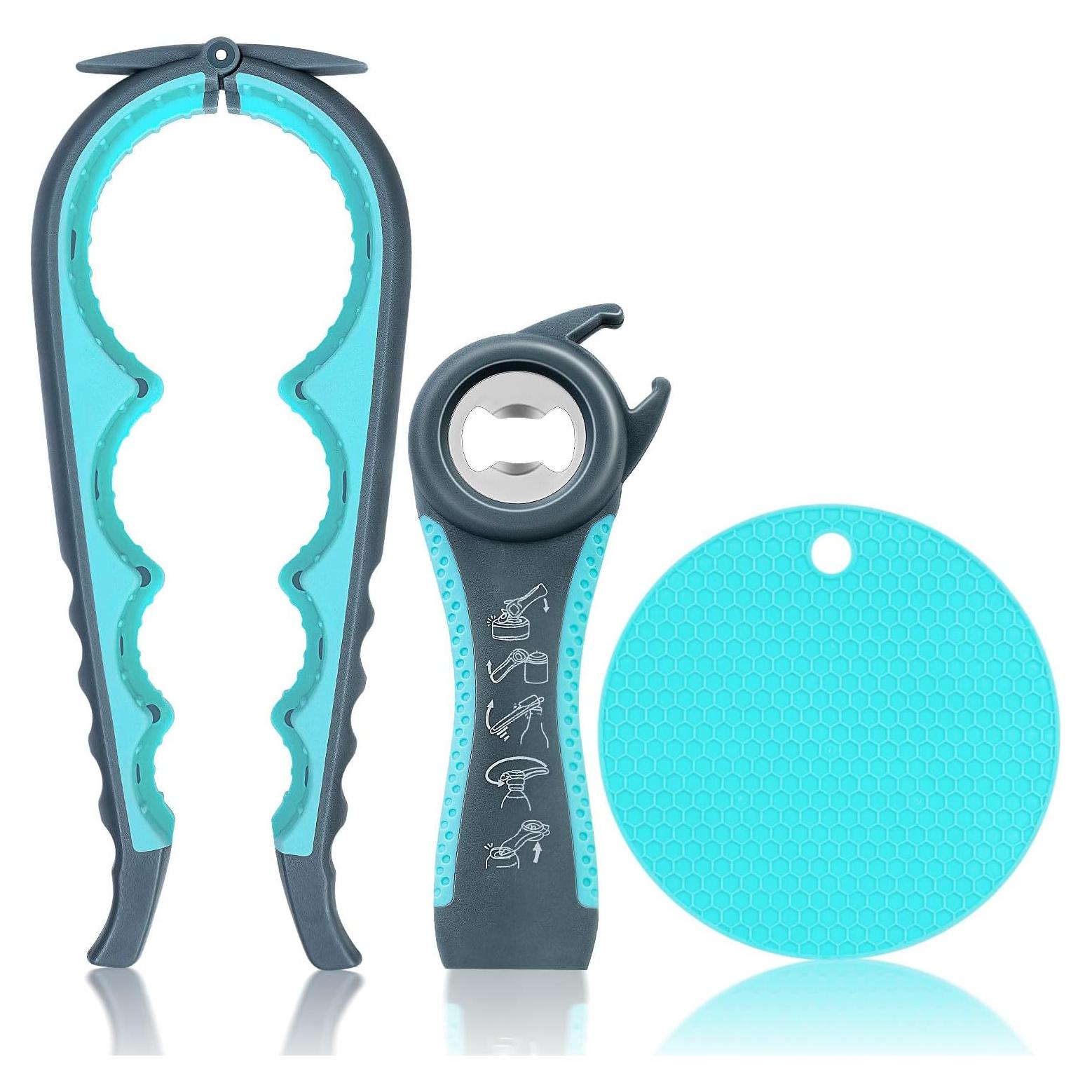 Juego de Abre Frascos 3 Piezas SUNRAYNEST Ergonómico