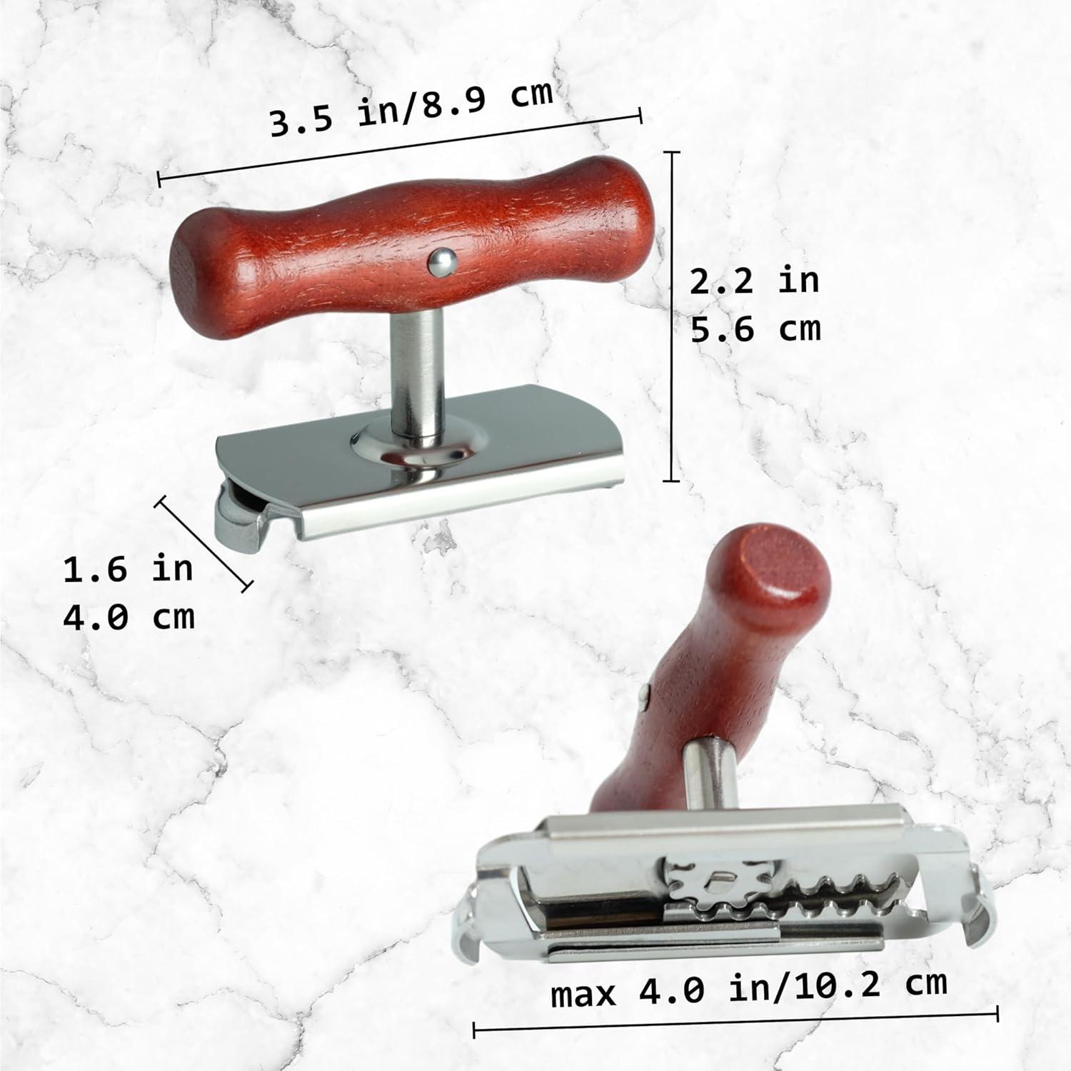 Abridor de Tarros 4 en 1 ZCircle Acero Inoxidable Madera
