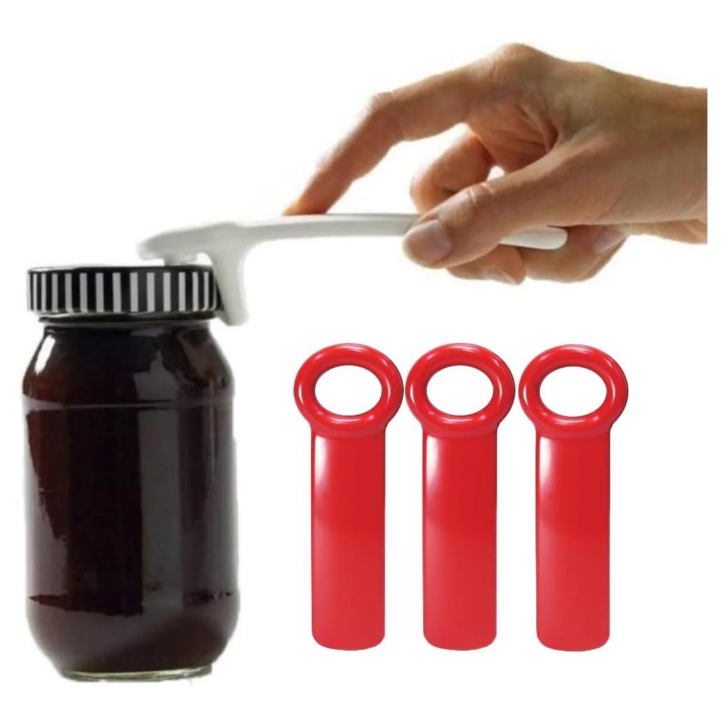 Juego de 3 Abre Tarros Righton - Rojo, Blanco, Azul