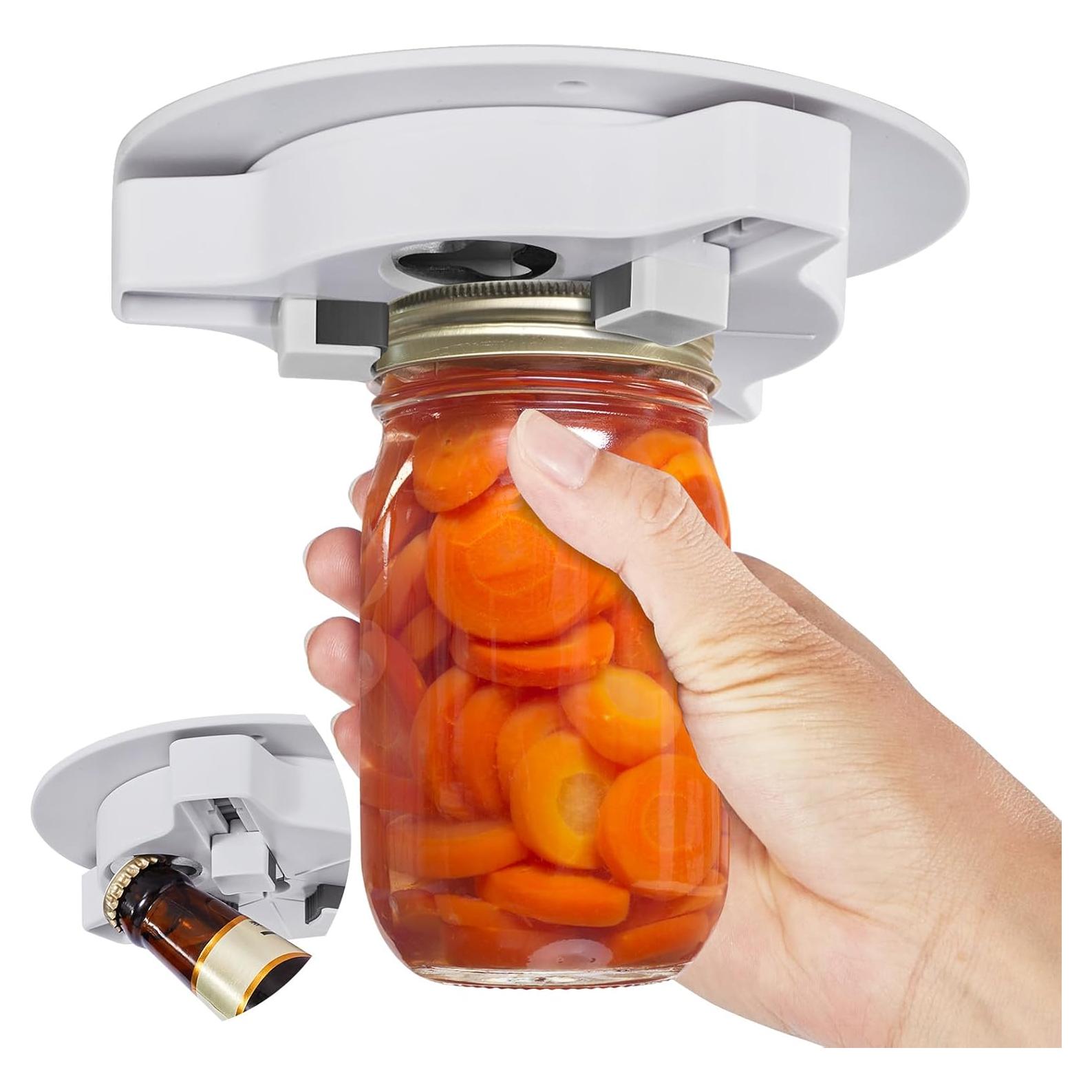 Abrefrascos bajo el gabinete Banyaa para personas mayores