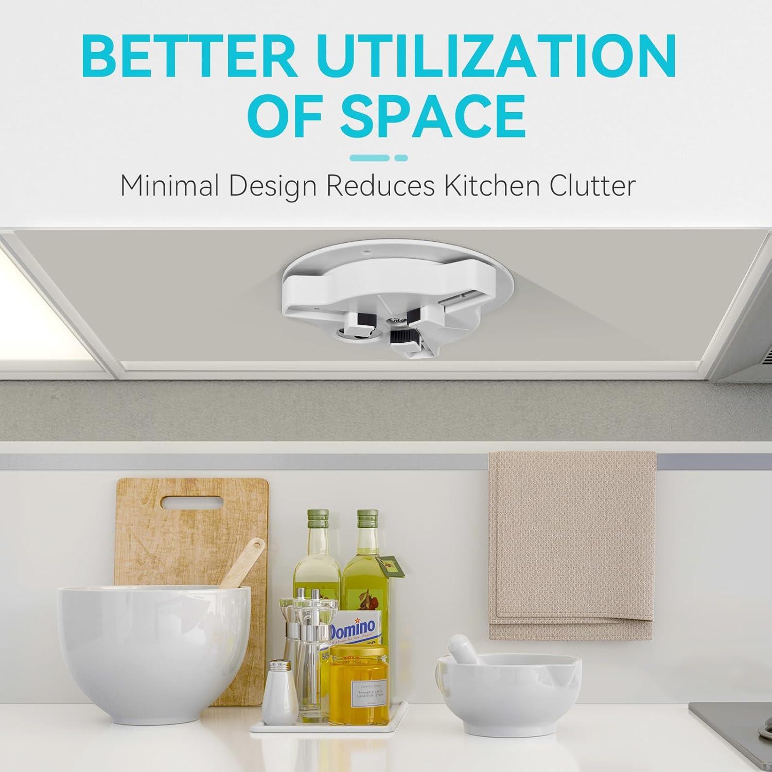 Abrefrascos bajo el gabinete Banyaa para personas mayores