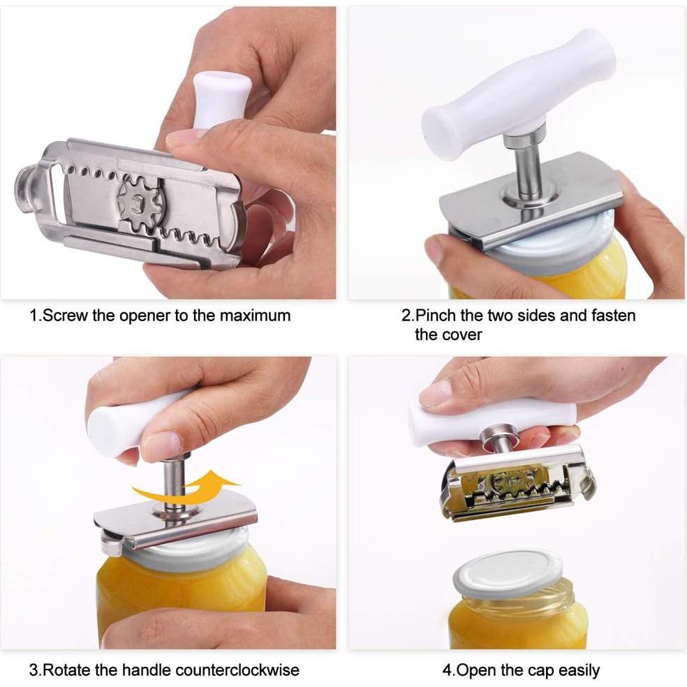 Abrebotellas JOMIHONEY Acero Inoxidable Ajustable 2-10 cm