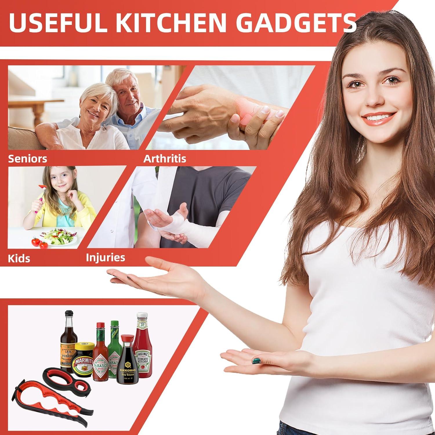 Abrebotellas 6 en 1 y 5 en 1 GAOHUI para Ancianos