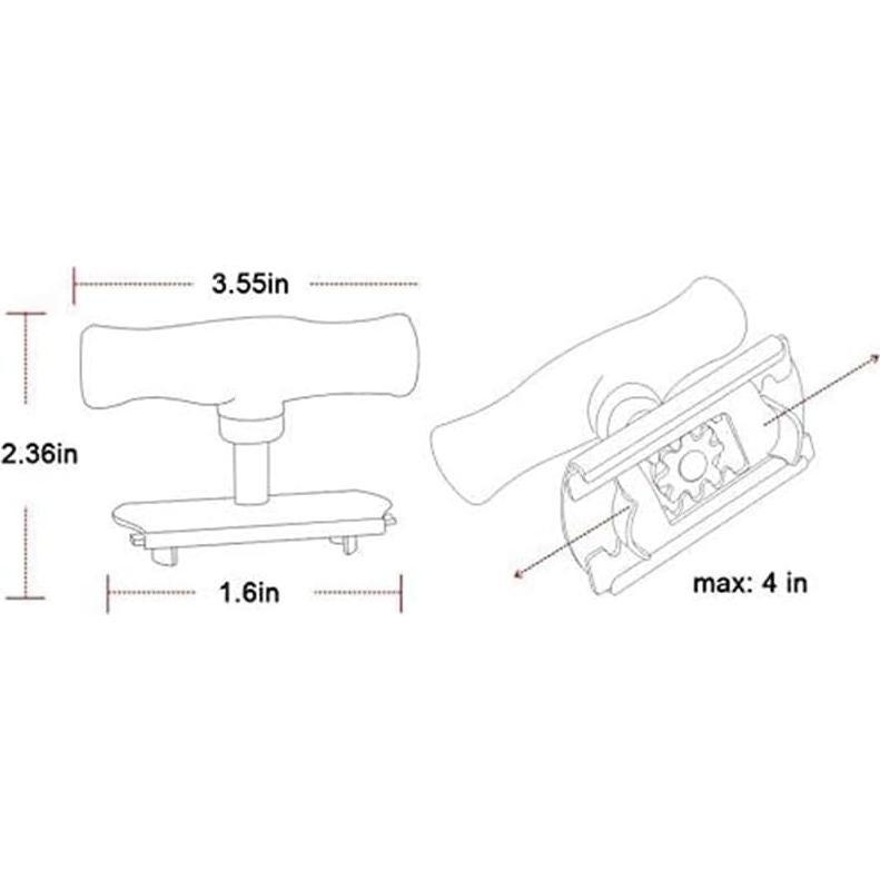 Abridor de tarros ajustable Genérico acero inoxidable 10.5 cm