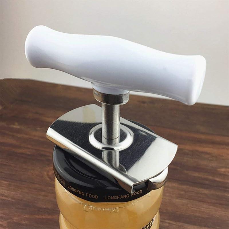 Abridor de tarros ajustable Genérico acero inoxidable 10.5 cm