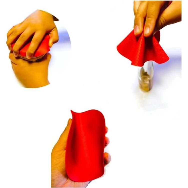 Juego de 4 Abridores de Tarros de Goma Deofun Antideslizante