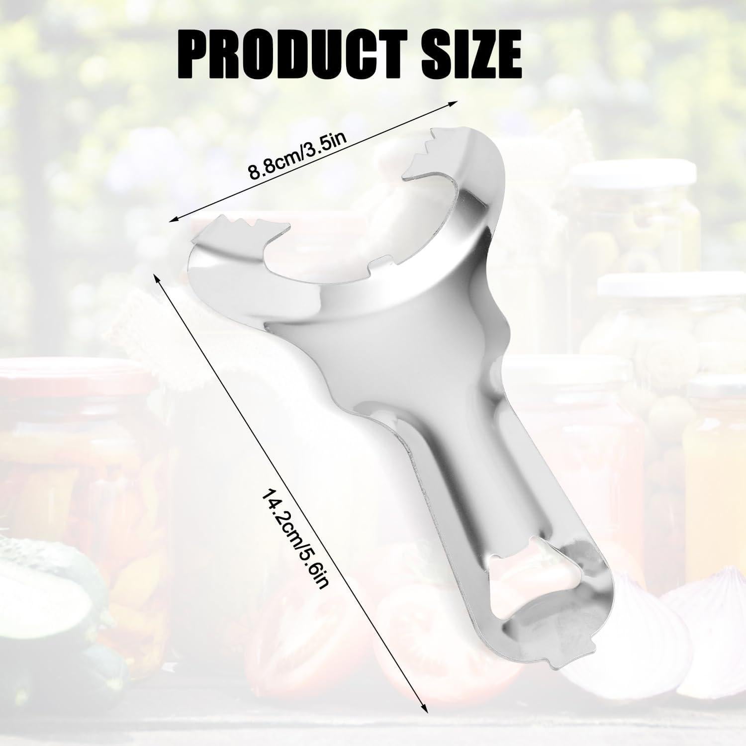 Abridor de Tarros 2 Piezas BOXOB Acero Inoxidable 14.2x8.8cm