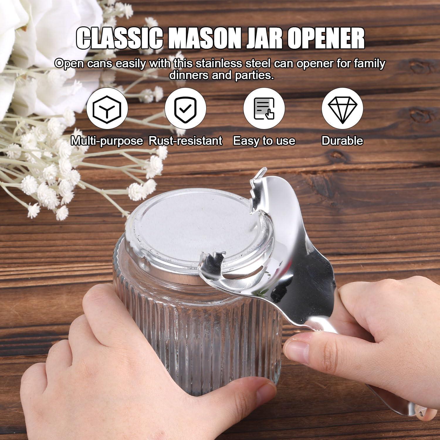 Abridor de Tarros 2 Piezas BOXOB Acero Inoxidable 14.2x8.8cm