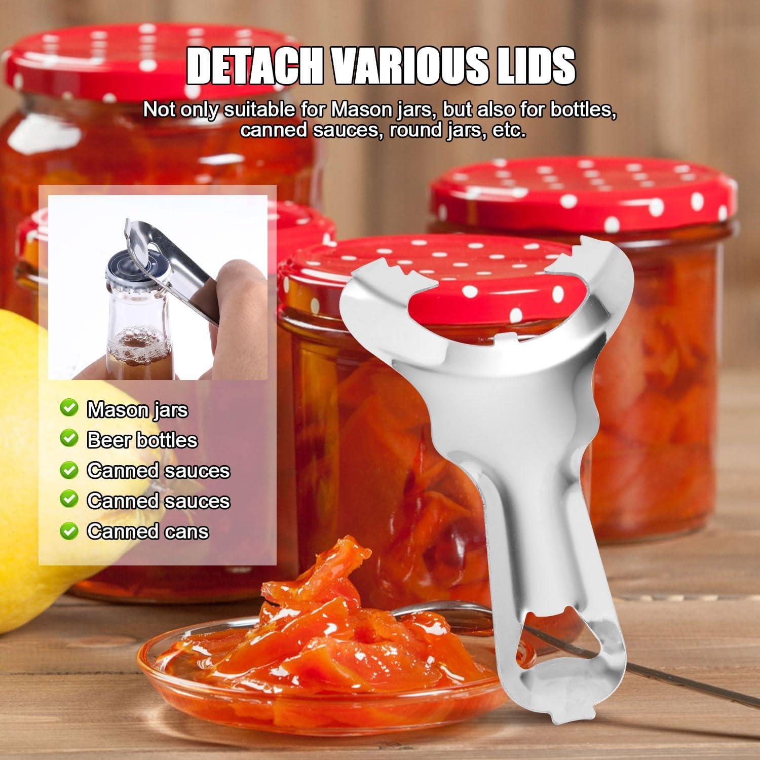 Abridor de Tarros 2 Piezas BOXOB Acero Inoxidable 14.2x8.8cm