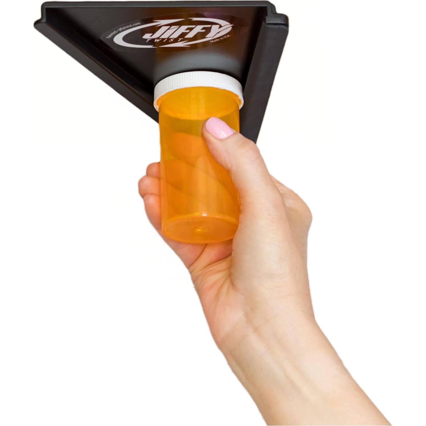 Abre frascos Jiffy Twist - Montaje bajo gabinete - Negro