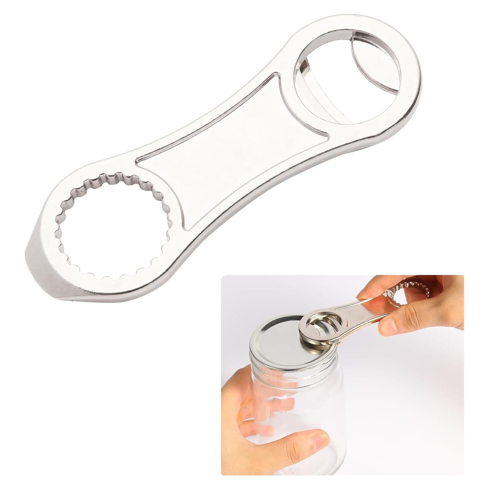 Abrebotellas Multifuncional XHIPY de Zinc Plata 120x40mm