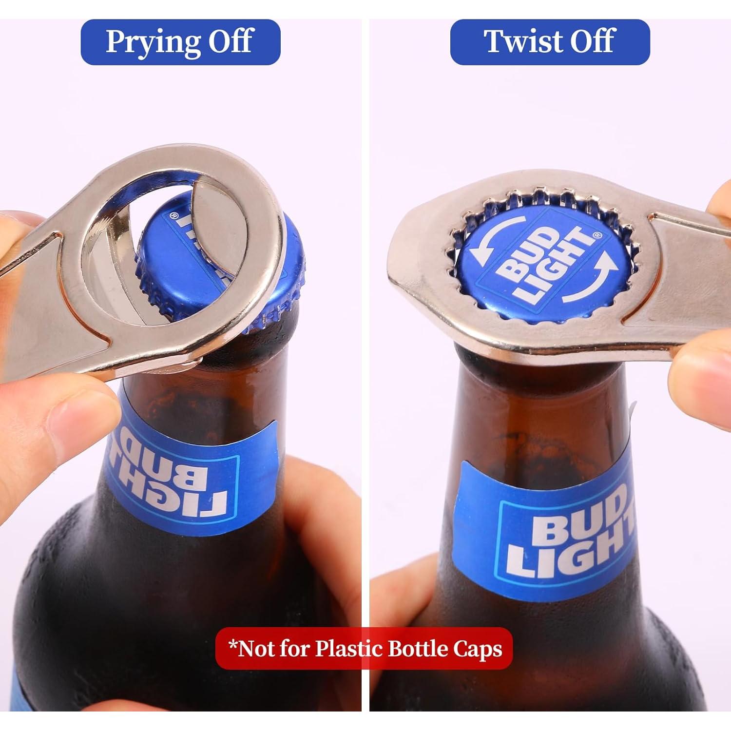 Abrebotellas Multifuncional XHIPY de Zinc Plata 120x40mm