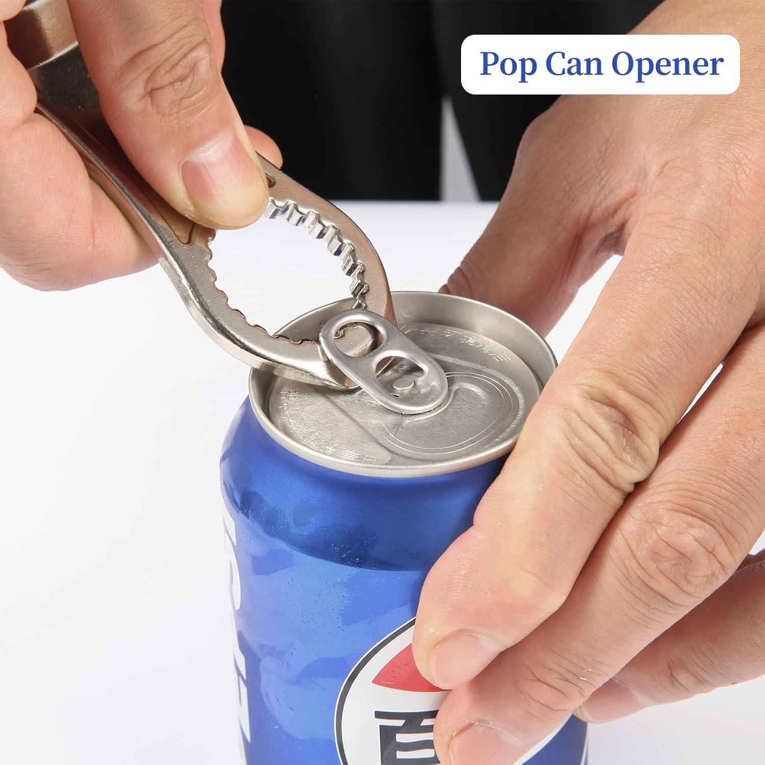 Abrebotellas Multifuncional XHIPY de Zinc Plata 120x40mm