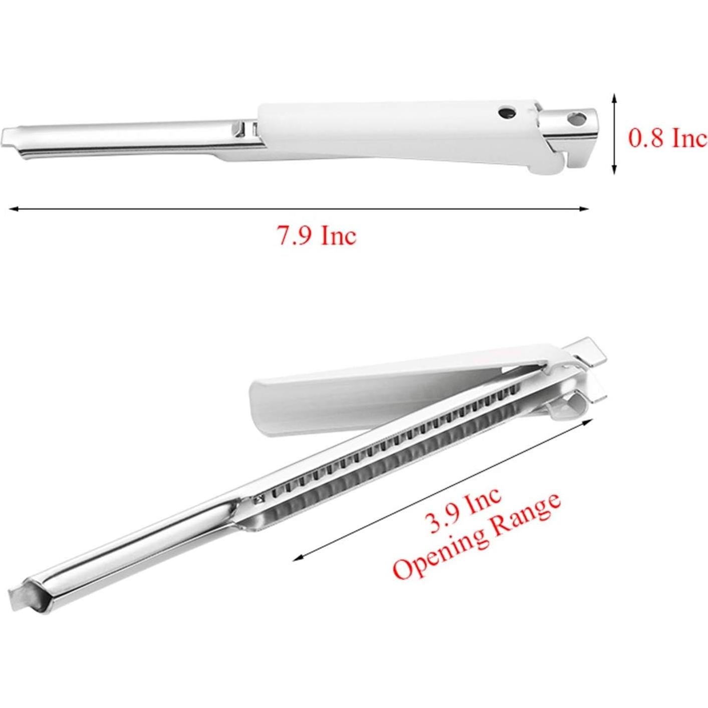 Abridor de Tarros Kunovo Ajustable para Manos Débiles - Blanco