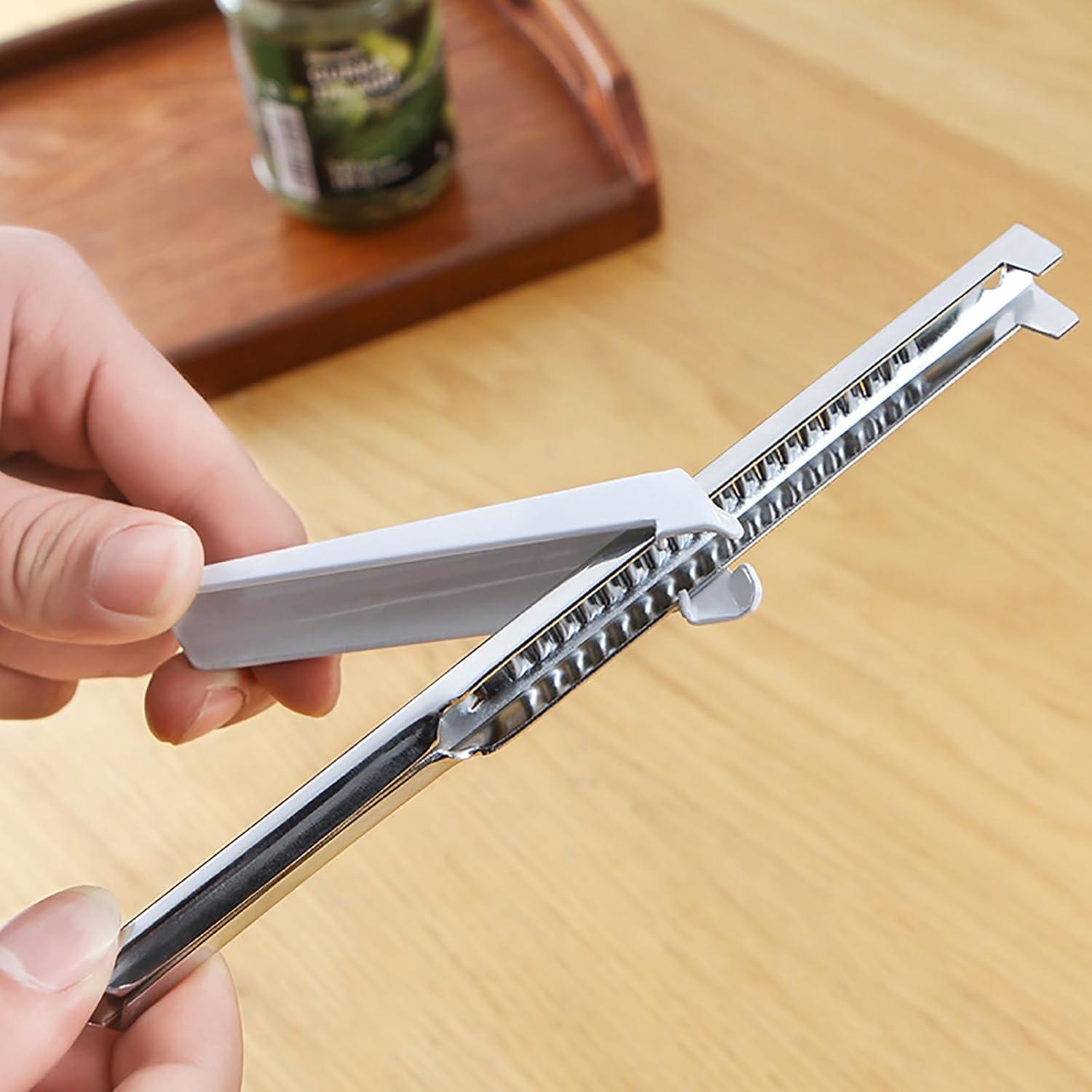 Abridor de Tarros Kunovo Ajustable para Manos Débiles - Blanco