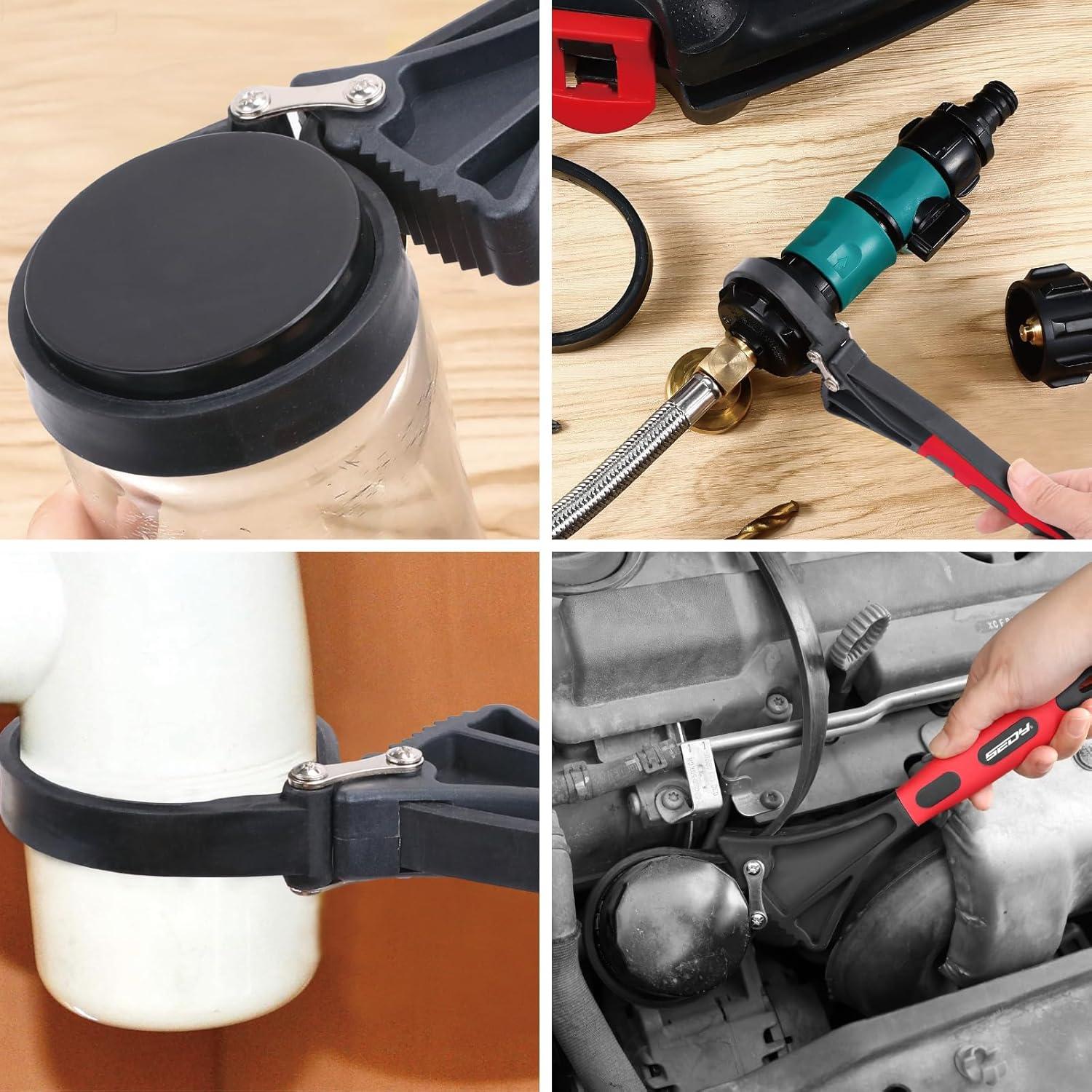 Juego de Llaves Ajustables SEDY 2 Piezas 10-16 cm Antideslizante