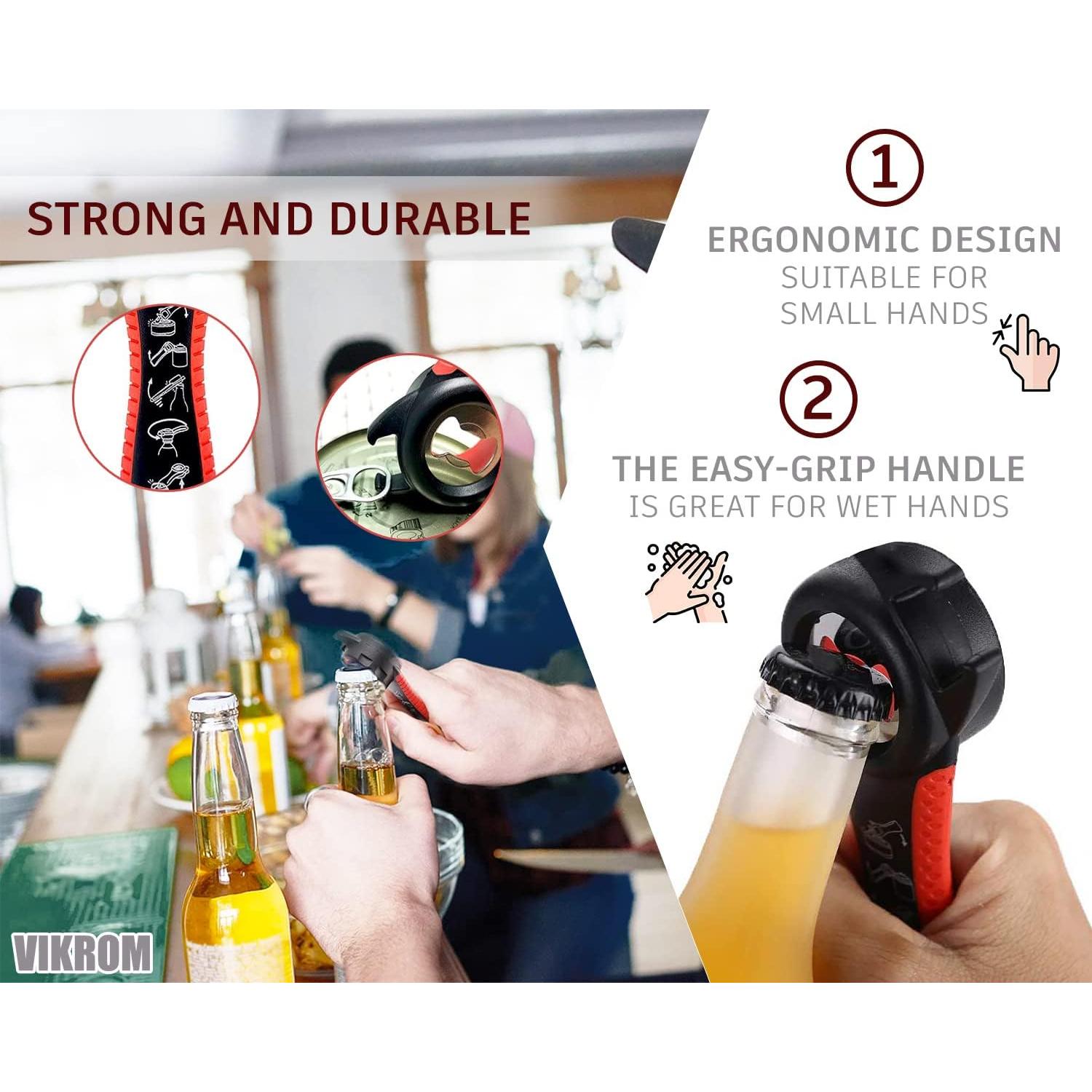 Abrebotellas de Silicona VIKROM 3 Piezas Antideslizante