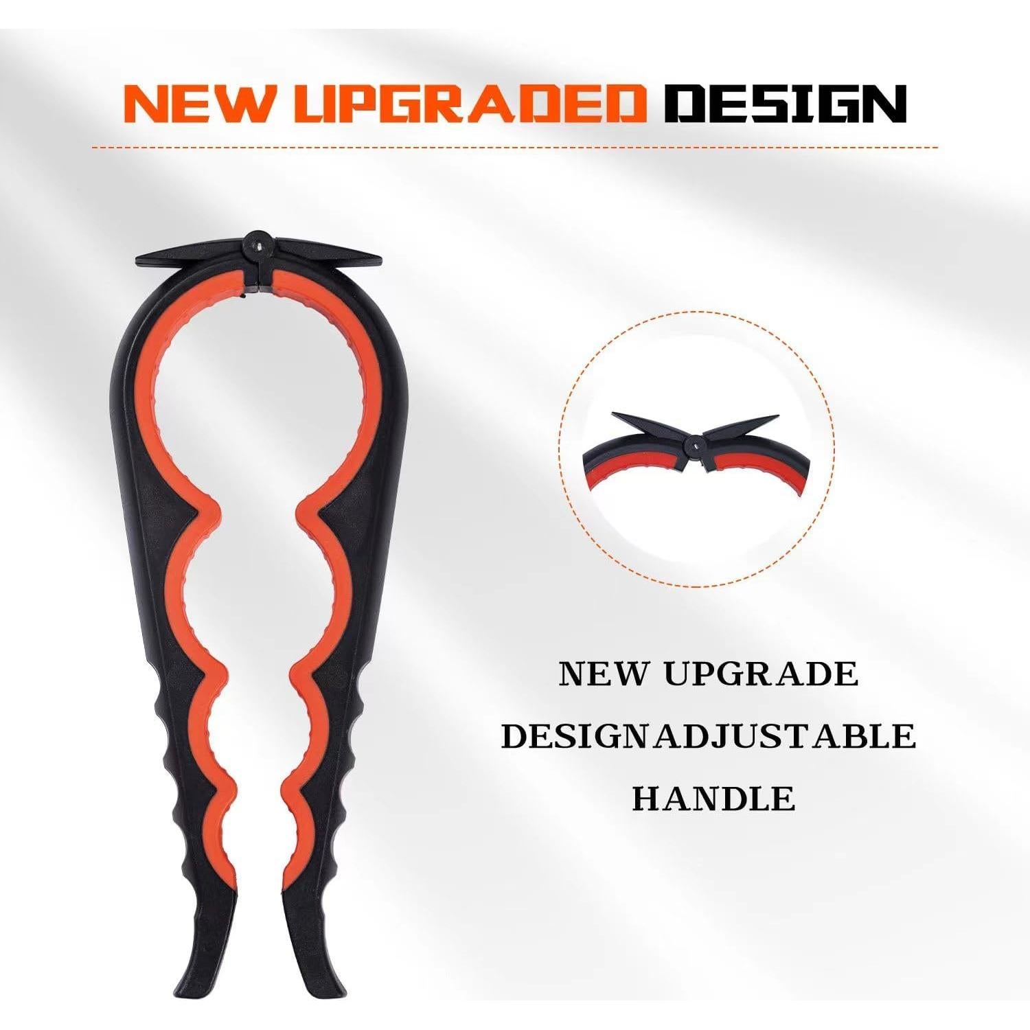 Abridor de Tarros y Botellas Lzzabo 4 en 1 Rojo