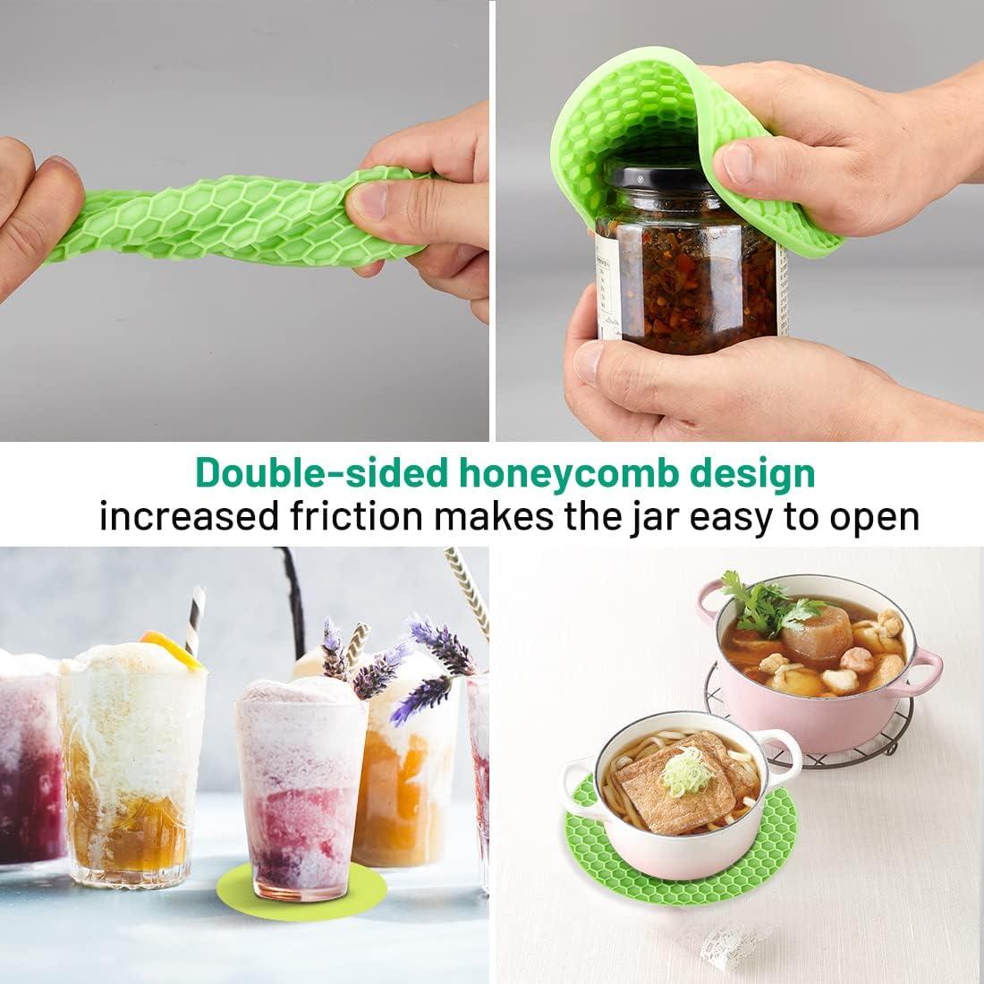 Abrebotellas 4 en 1 HenSan para manos débiles - Verde Fruta