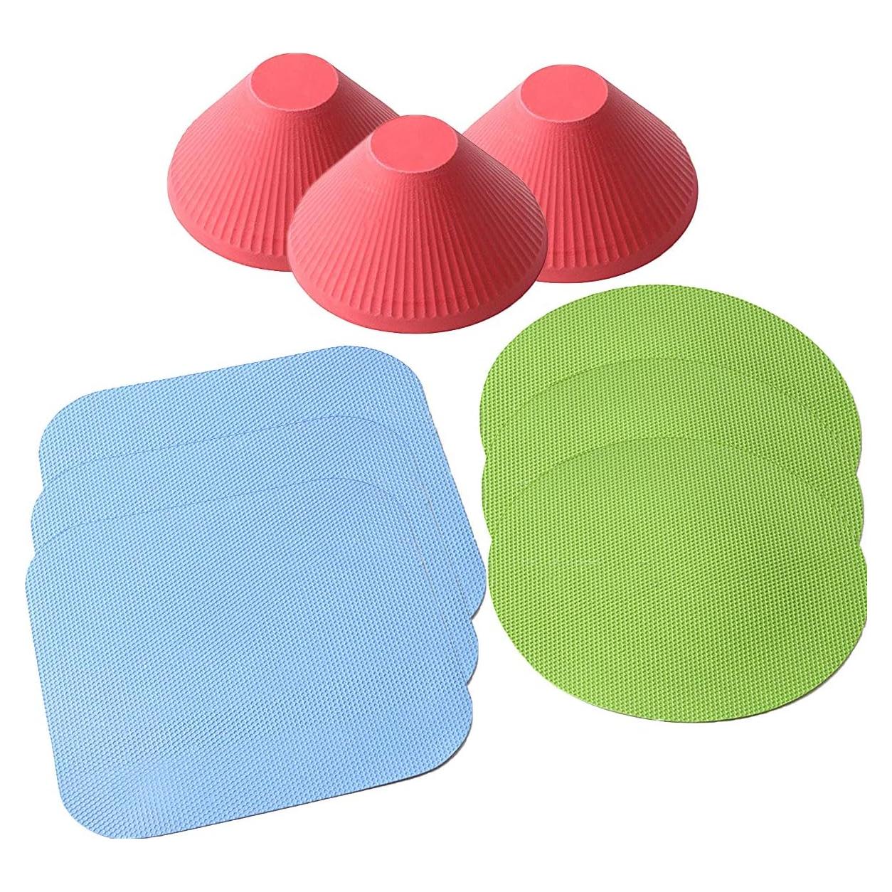 Set de 3 Agarradores de Tarro HengKe - 9 Piezas de Goma