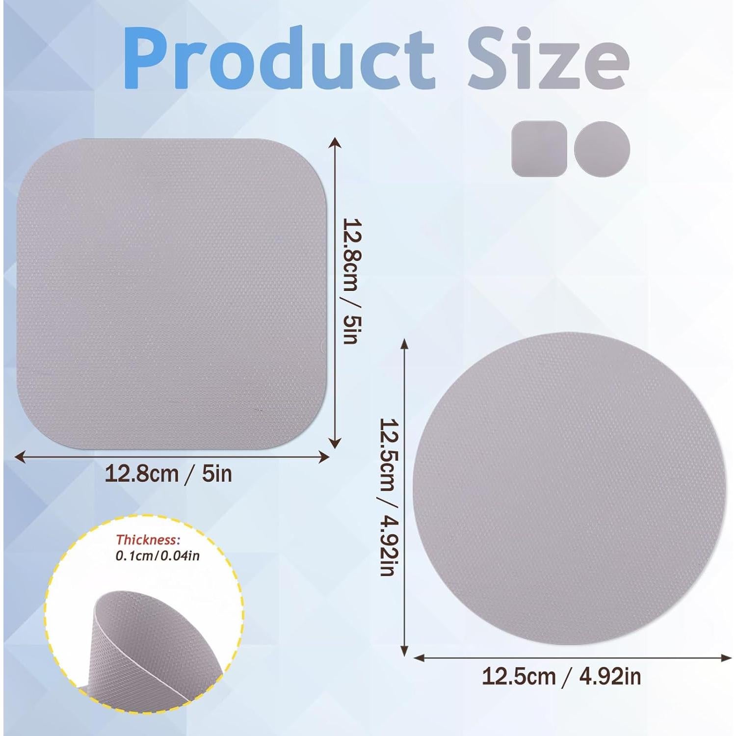 4 Piezas Almohadillas Antideslizantes Silicona Abeillo