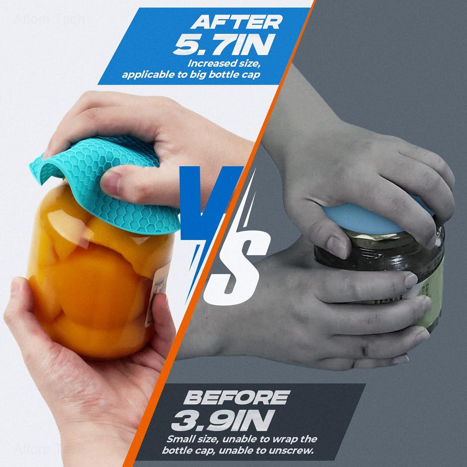 NiHome Abrebotellas de Silicona 4 Piezas 14.5 cm Multiusos