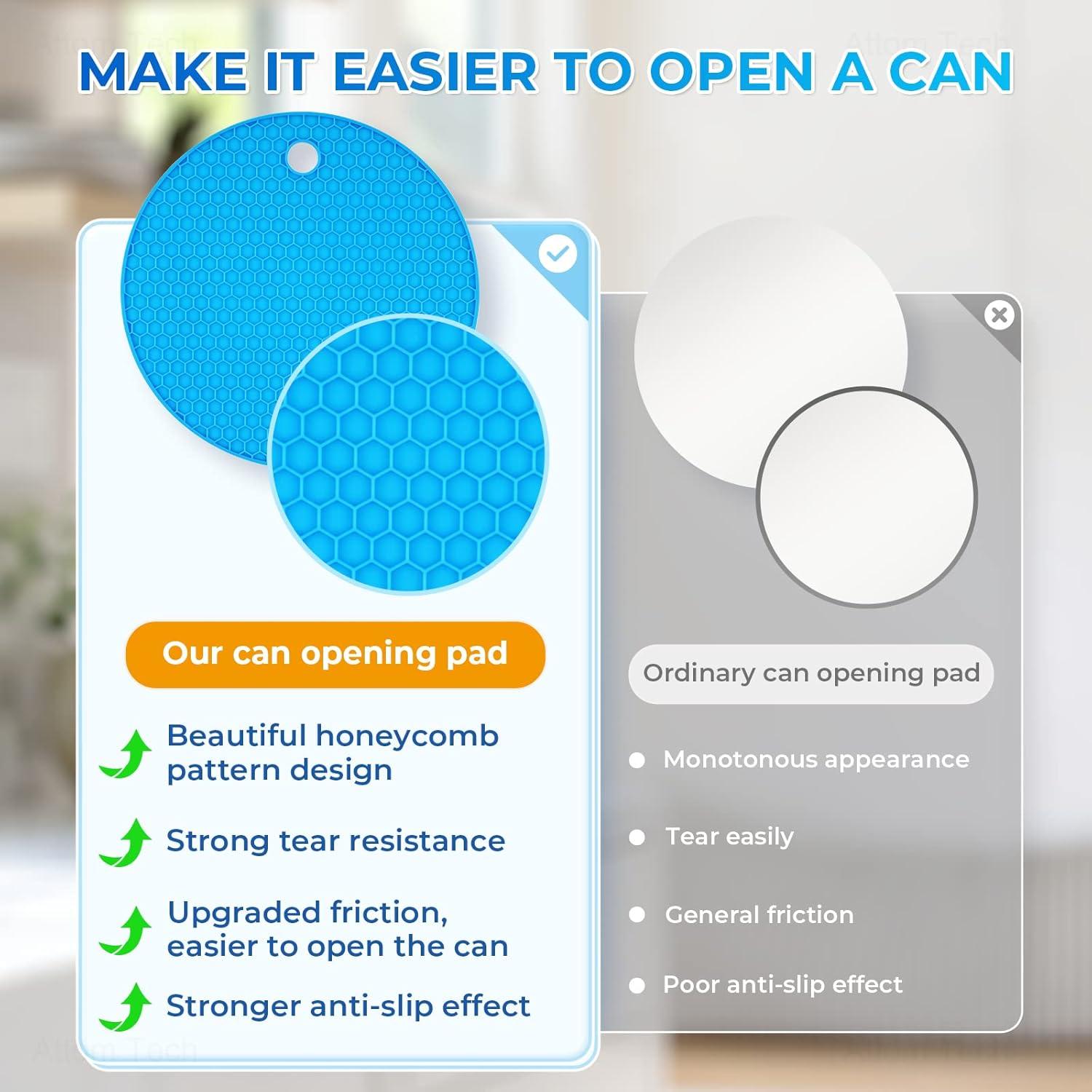 NiHome Abrebotellas de Silicona 4 Piezas 14.5 cm Multiusos