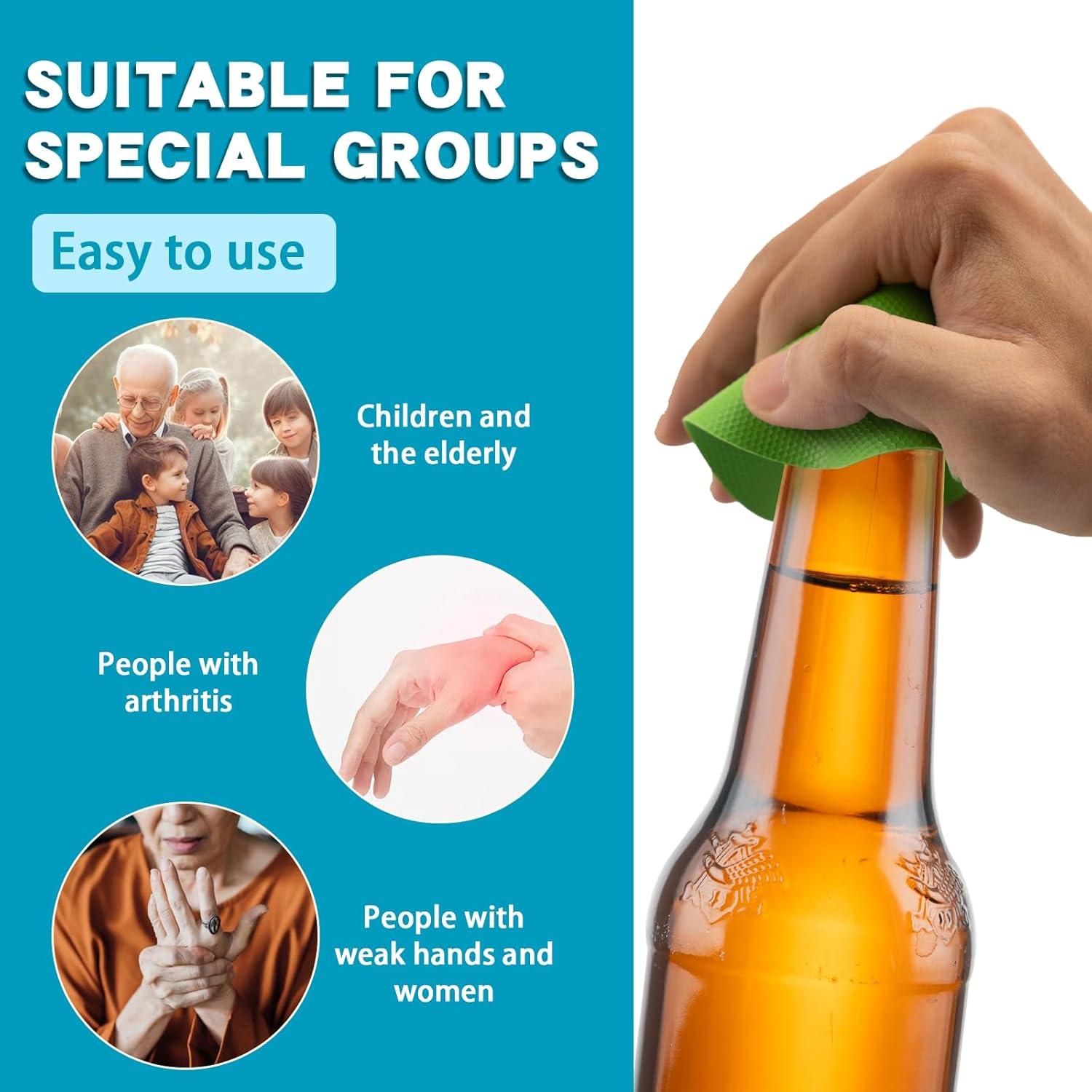 6 Almohadillas de Agarre de Tarros de Goma KoMvzyl 12.5 cm