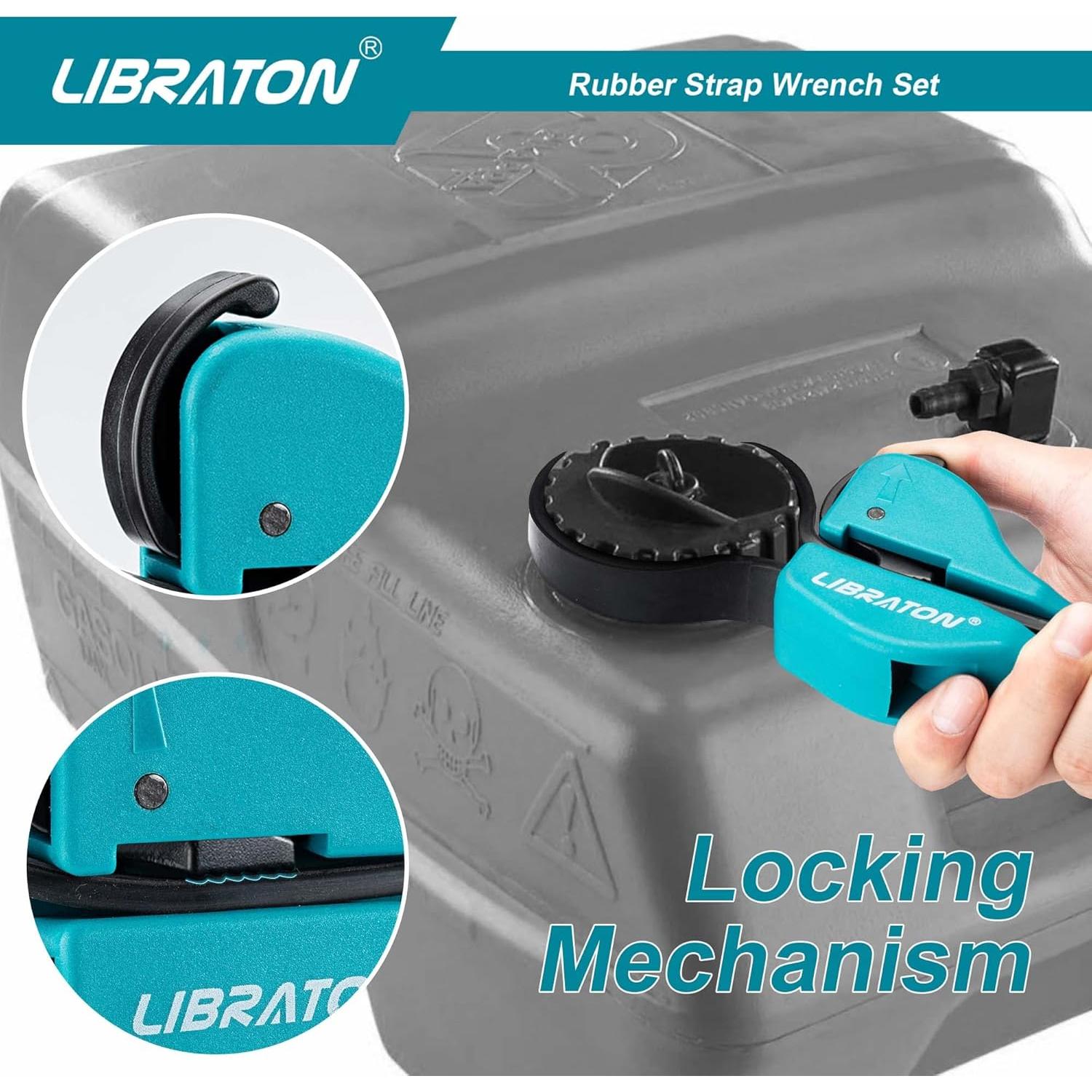 Juego de Llaves de Correa Libraton 2 Piezas Ajustables