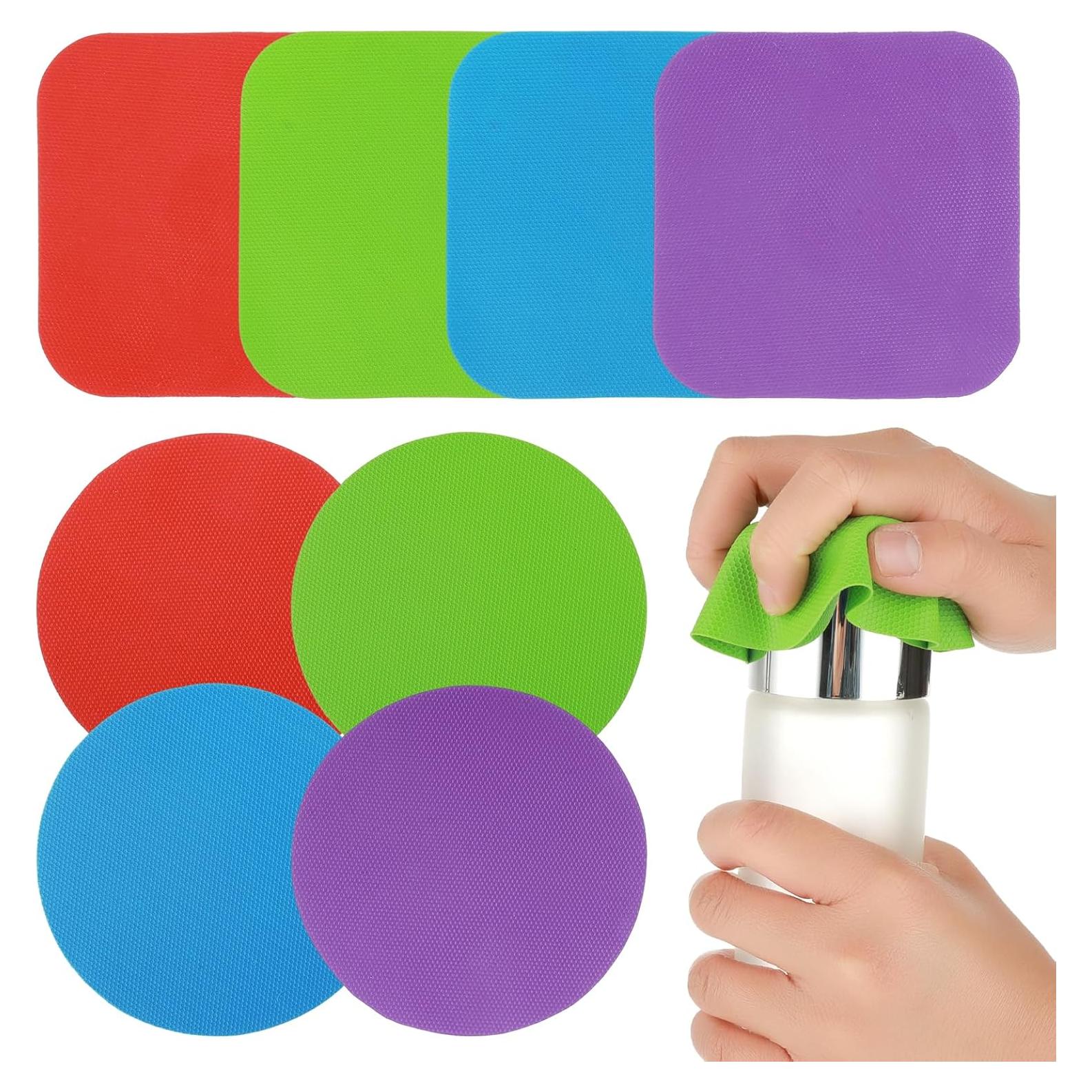 8 Piezas Abrebotellas de Goma Antideslizante YUXIANLB