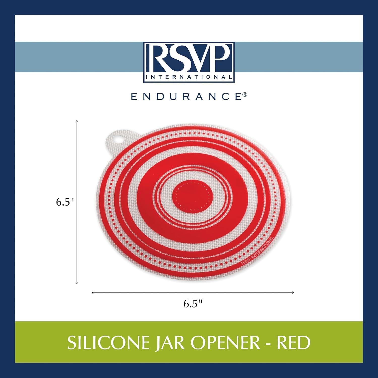 Abrebotellas de Silicona RSVP International 16,5 cm Rojo