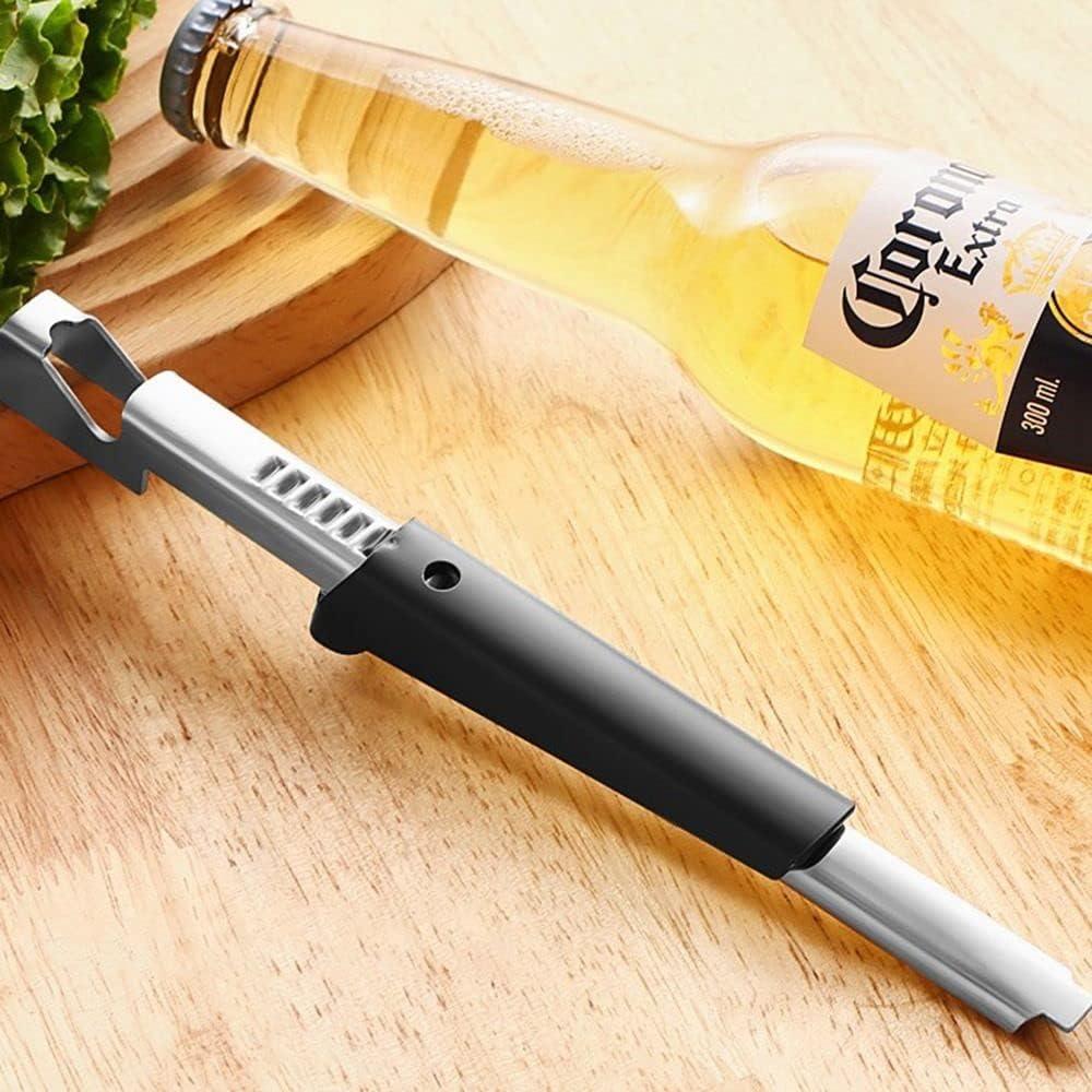 Abridor de Tarros Gofidin Ajustable 22 cm Negro Acero Inox