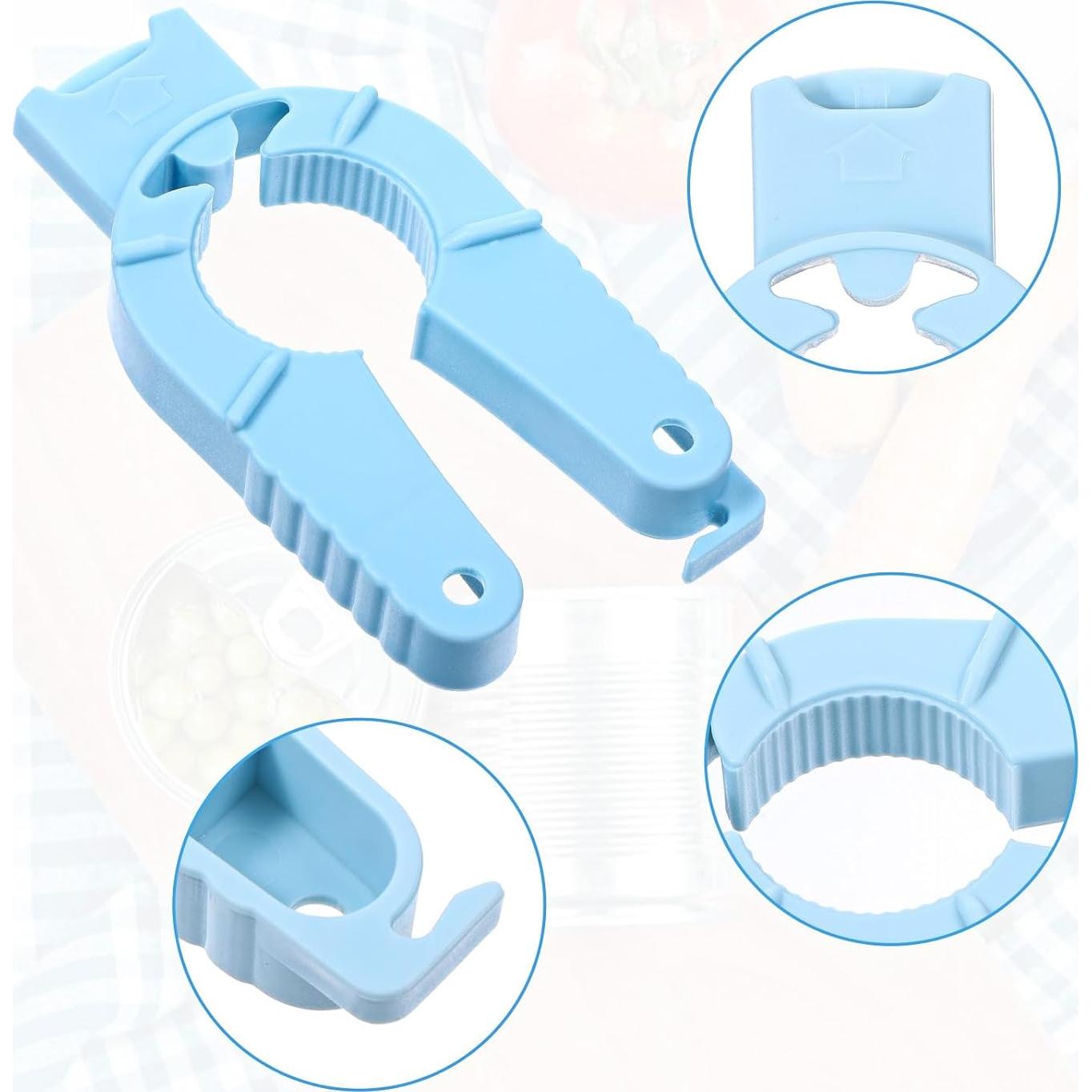 3 Abrebotellas Multifuncionales Ymapinc Azul 10x5cm