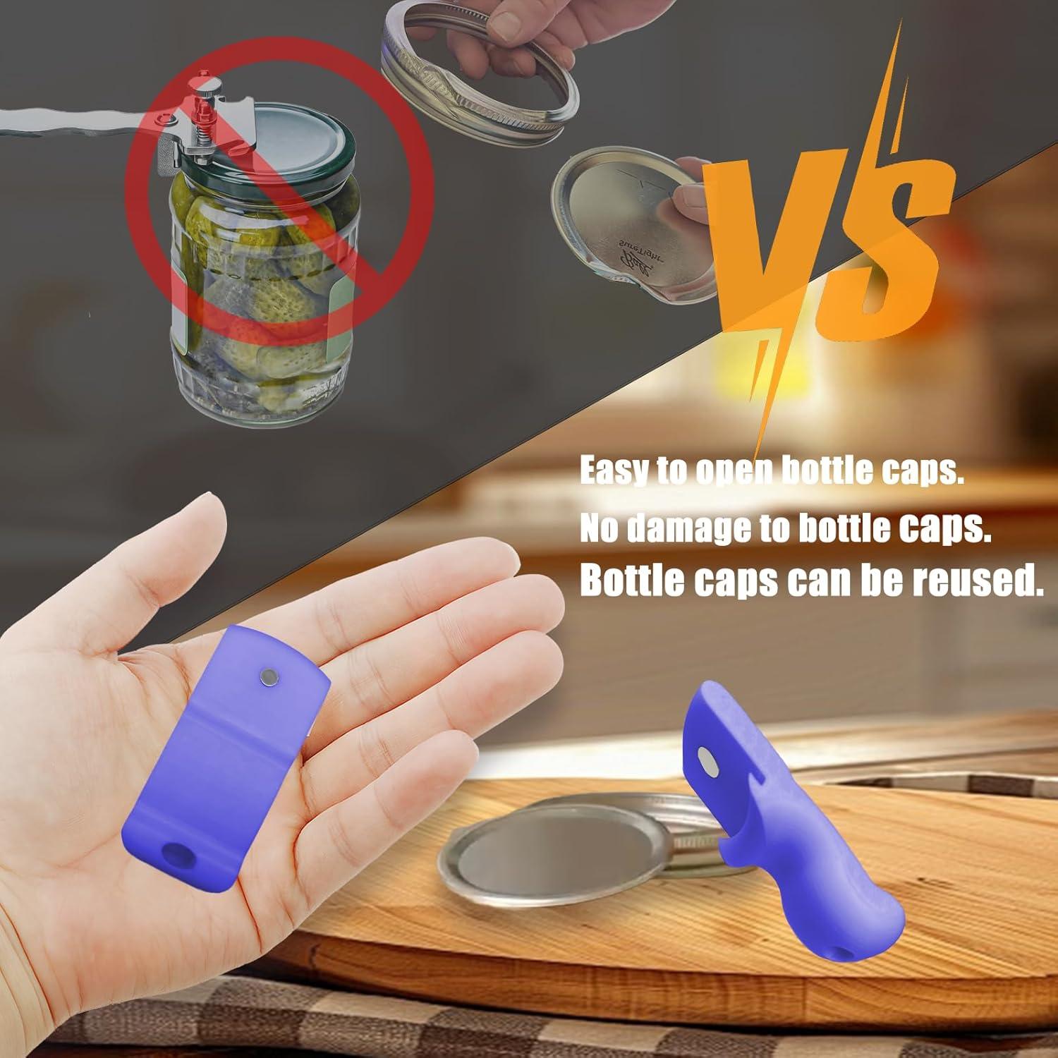 Abridor de Tarros LXLO, Magnético, Azul Púrpura, 145g