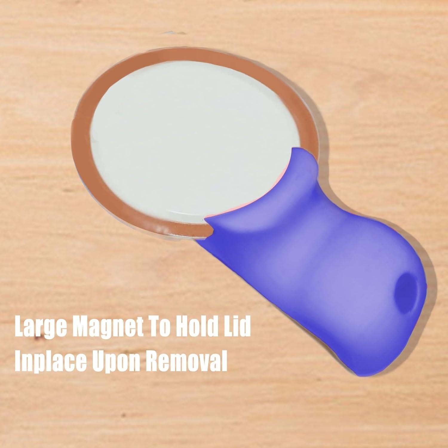 Abridor de Tarros LXLO, Magnético, Azul Púrpura, 145g