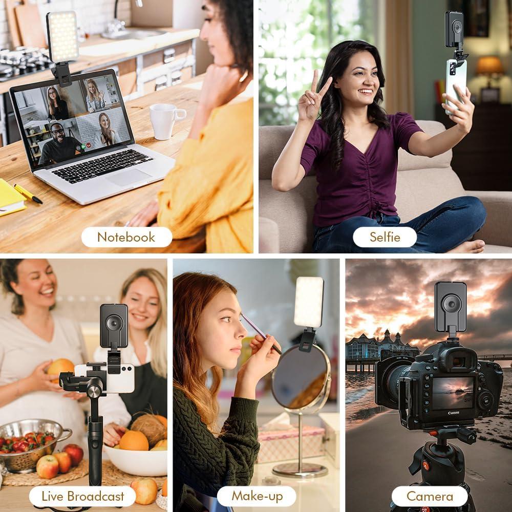 Luz de Selfie LED Recargable PIDINUK 80 LED 5 Modos