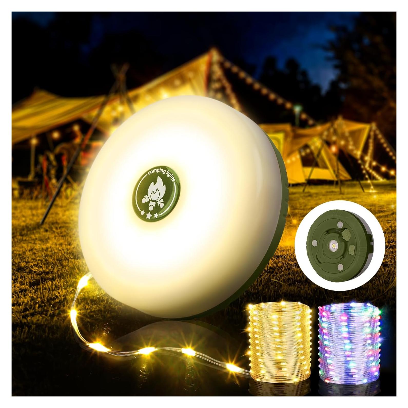 Luces de Camping OGERY 4 en 1 LED Recargables 10m