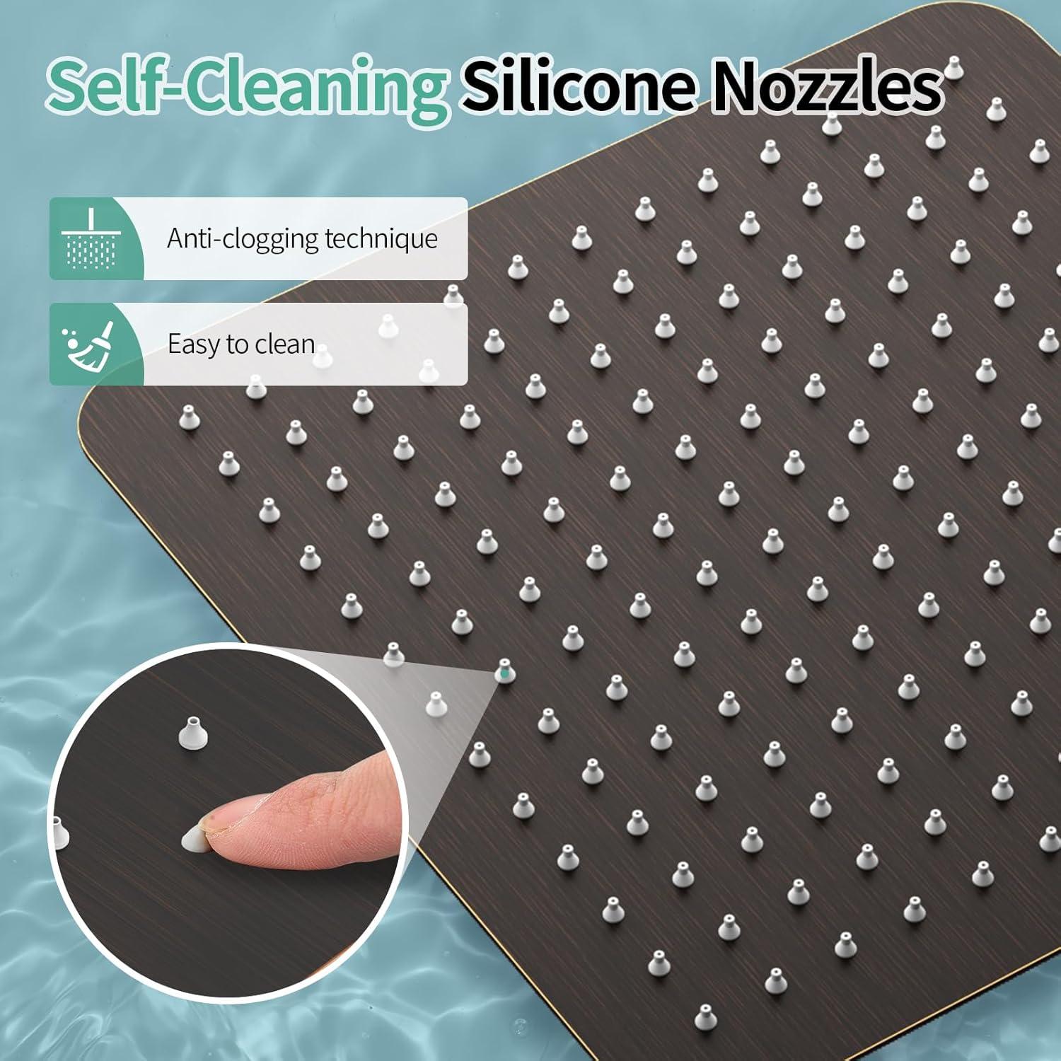 Cabezal de Ducha de Lluvia SR SUN RISE 30 cm Bronce Aceitado