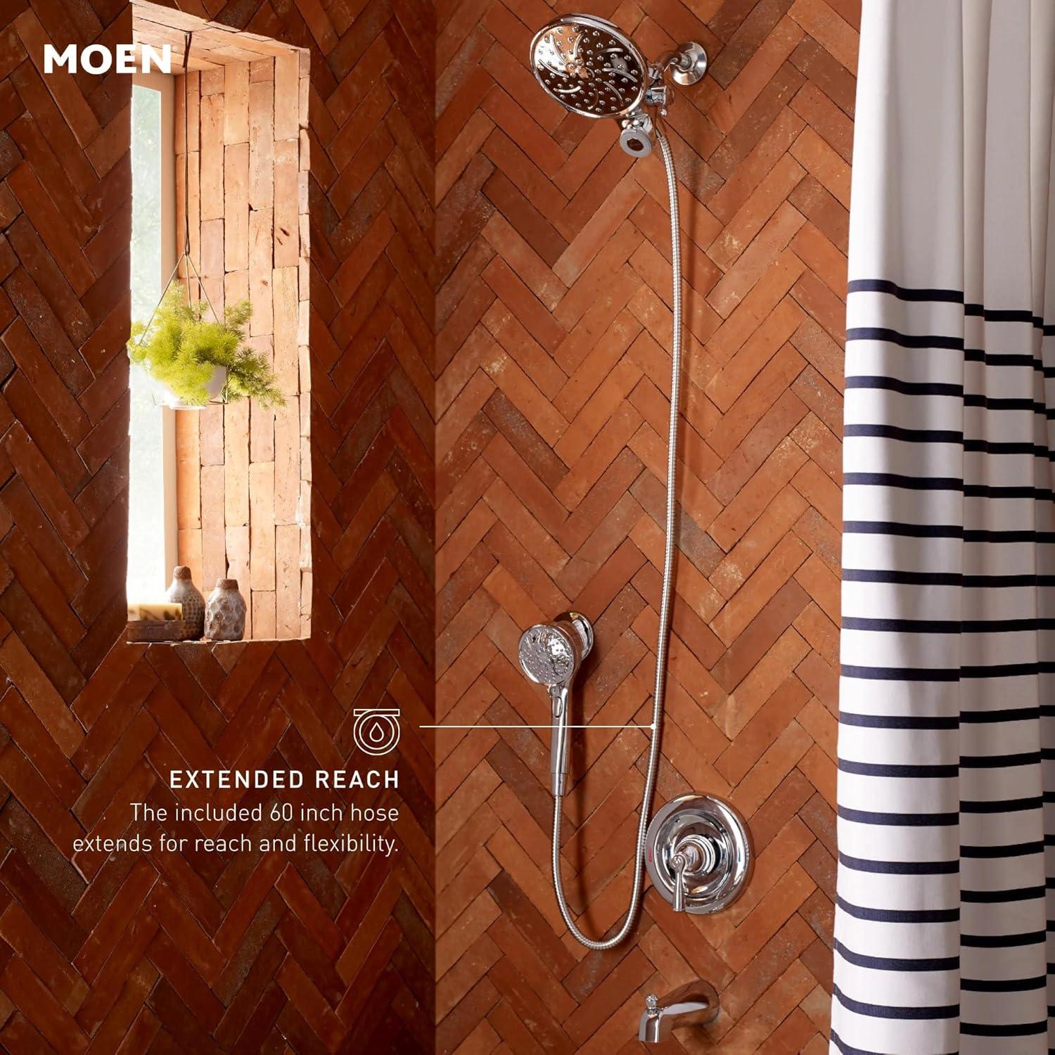 Ducha de Lluvia 2-en-1 Moen Magnetix Cromo 9.5 L/min