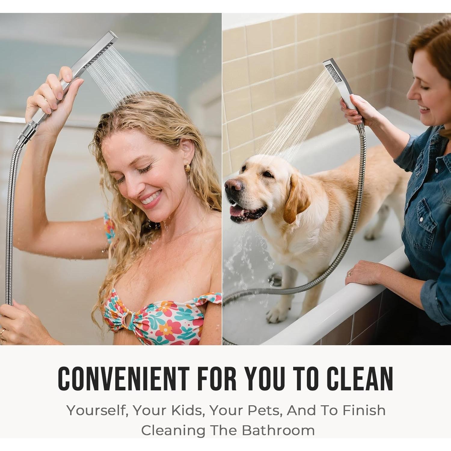 Cabezal de Ducha Cuadrado G-Promise 20 cm Cromo Metal