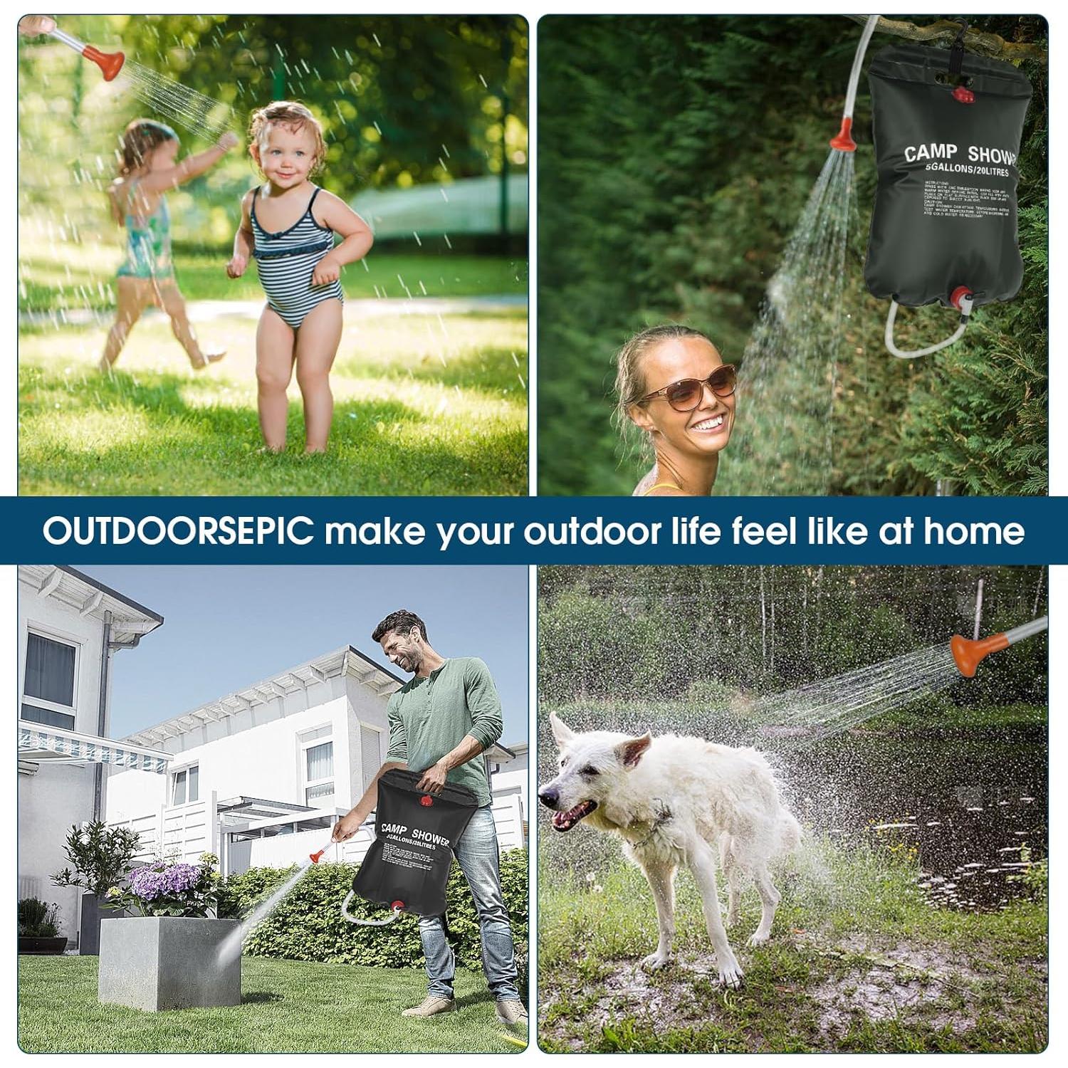 Bolsa de Ducha Solar OutdoorEpic 001 60L Camping