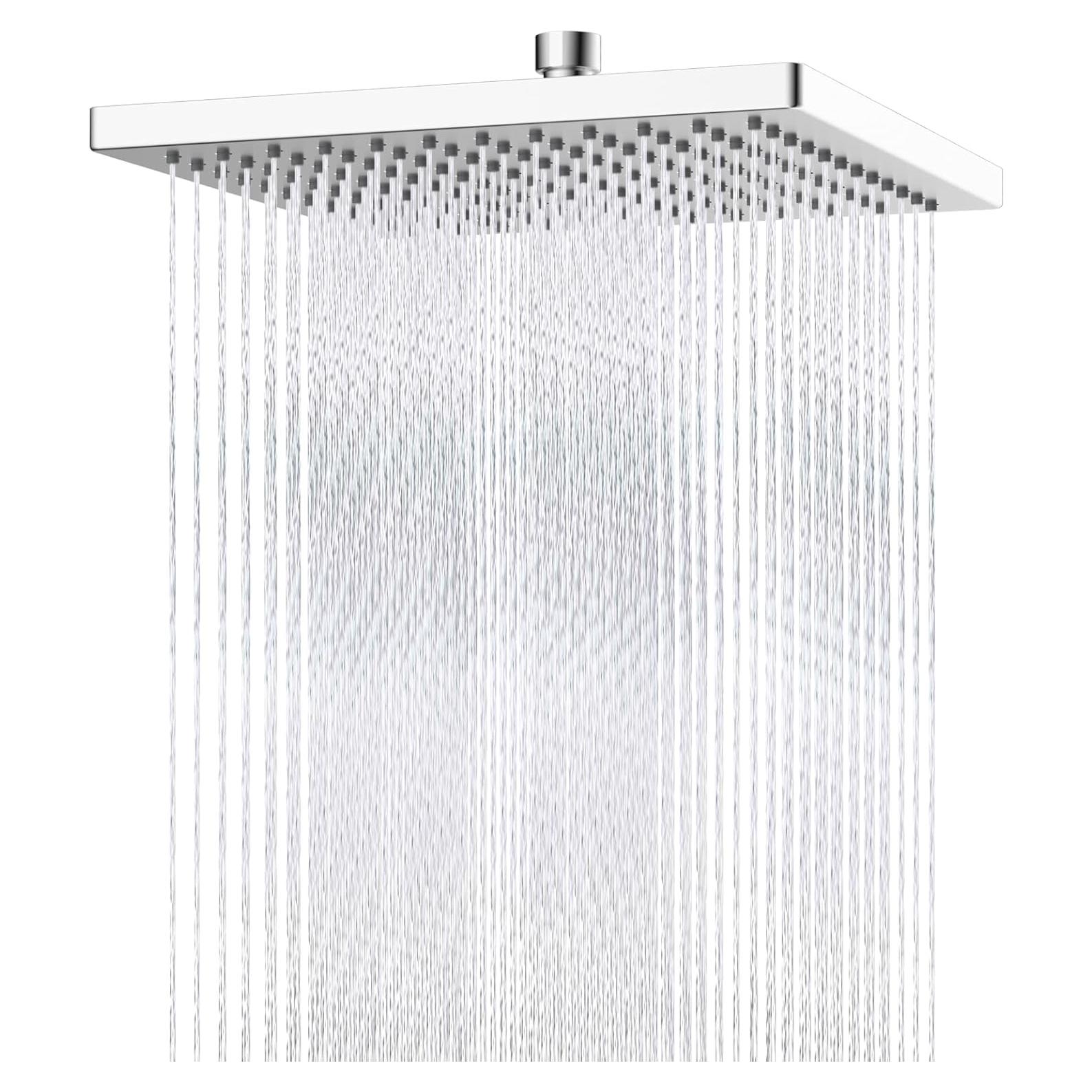 Cabezal de Ducha de Lluvia Hibbent 30,48 cm Cromo Ajustable