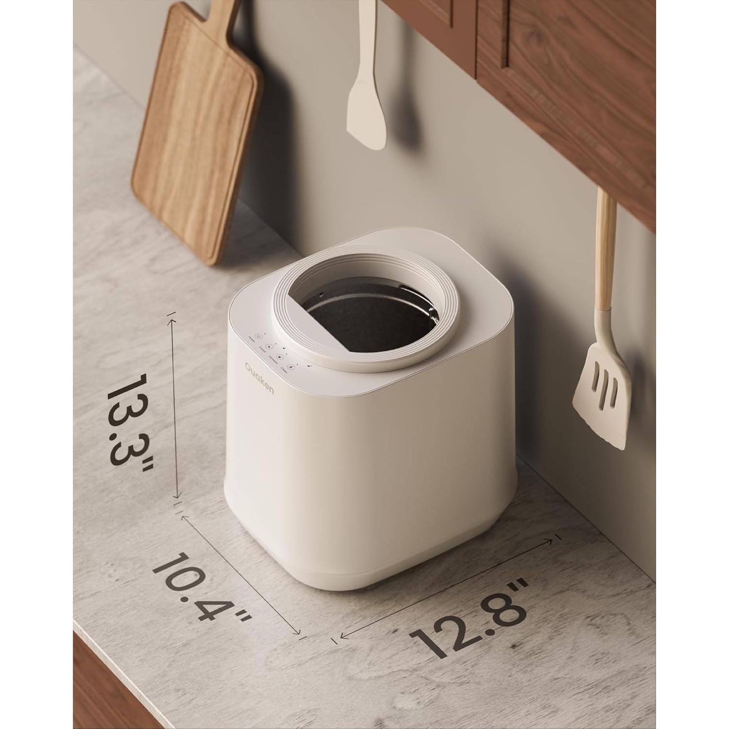 Compostador Eléctrico Ouaken 4L Cocina Sin Olores Auto-Limpieza