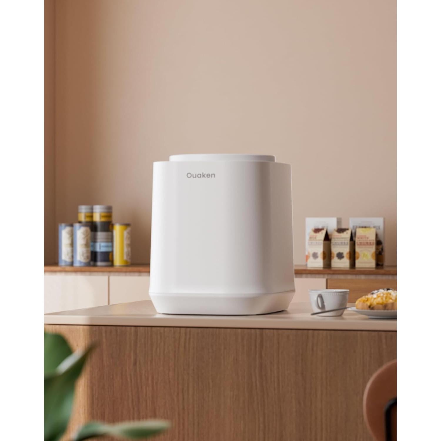 Compostador Eléctrico Ouaken 4L Cocina Sin Olores Auto-Limpieza