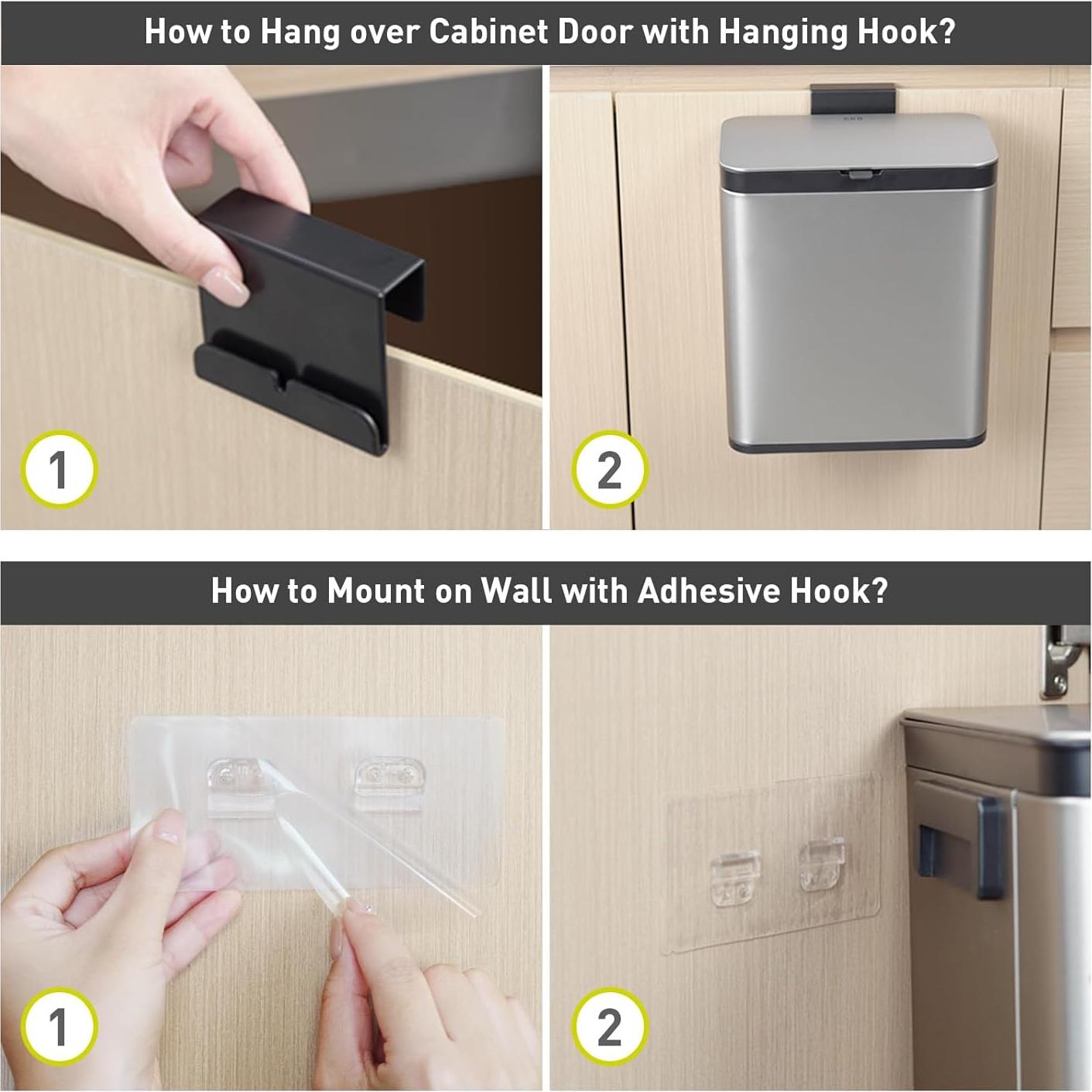 Cubo de Compostaje EKO 7L Acero Inoxidable con Tapa