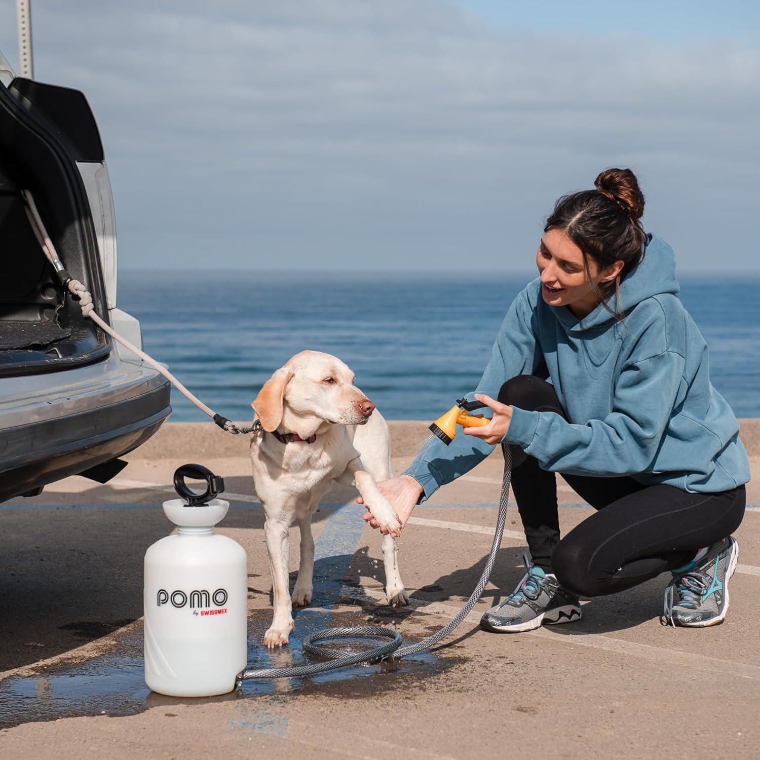 Ducha Portátil Pomo 5L Alta Presión 45 PSI Multiuso