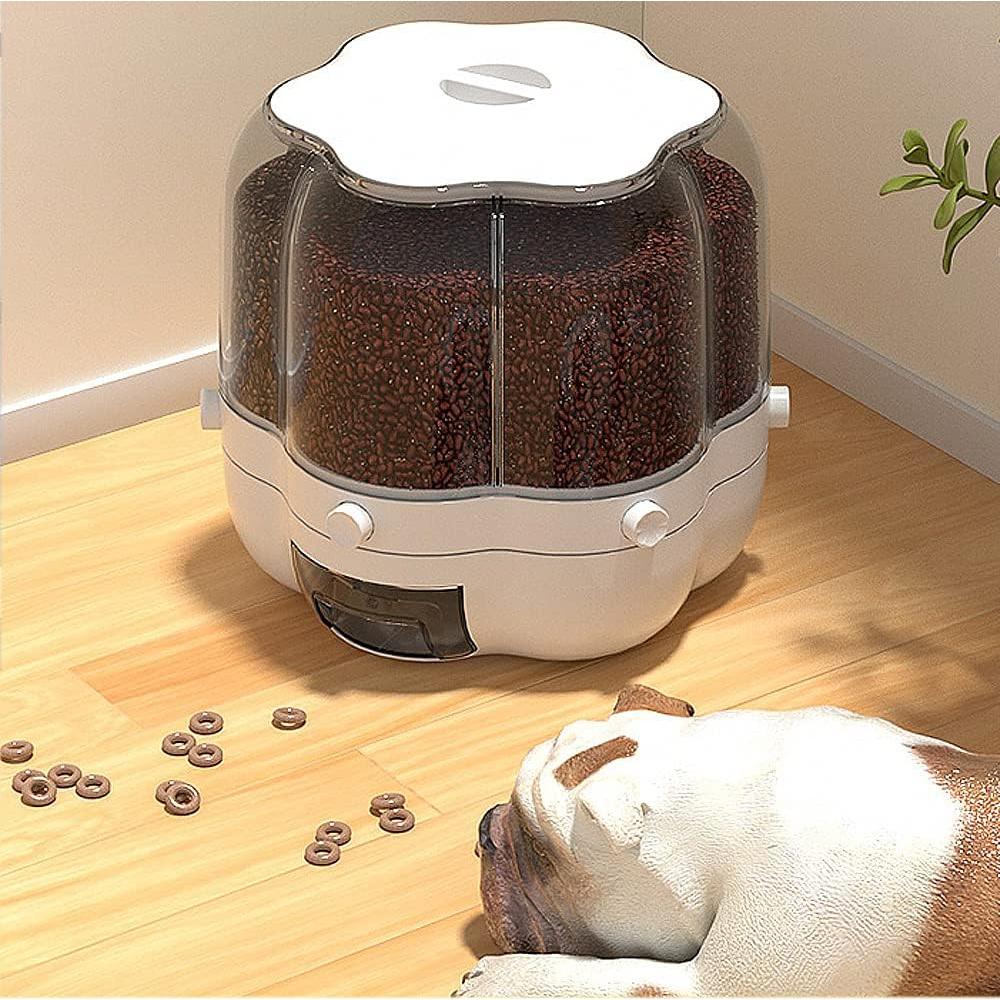 Contenedor de Almacenamiento de Granos 40L Hermético Blanco